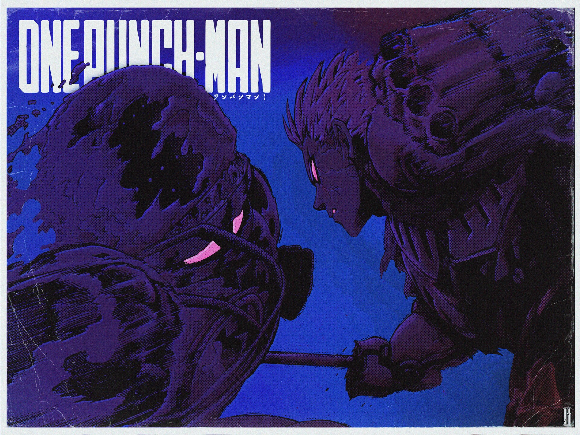 ArtStation - One Punch Man - Genos vs G4, image size:1920x1440