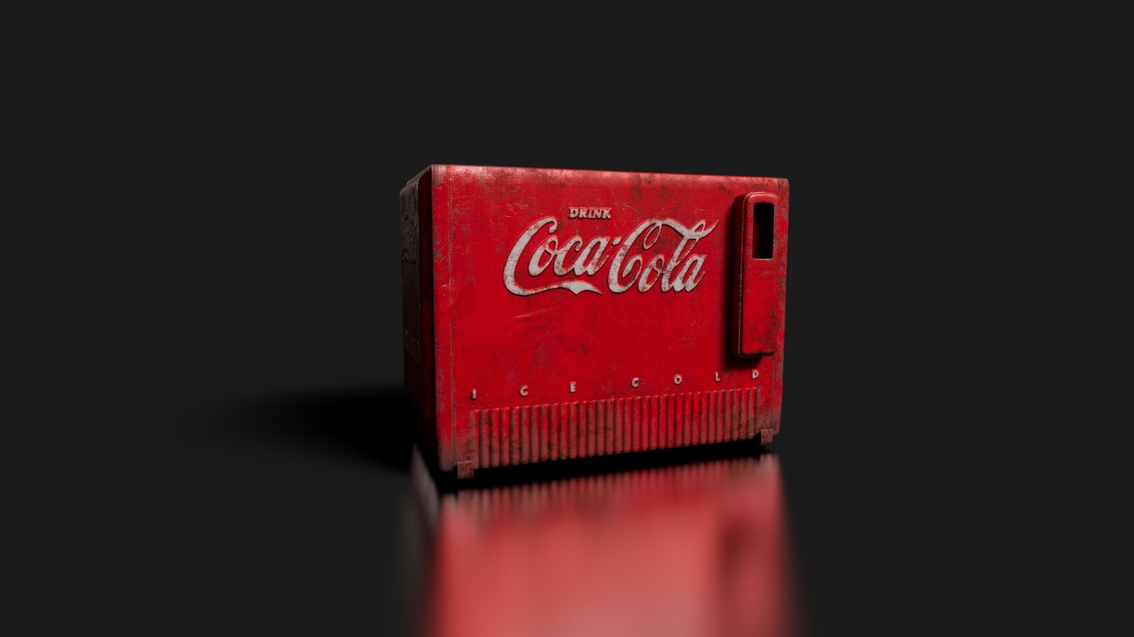 Coca Cola Gas Station Cooler