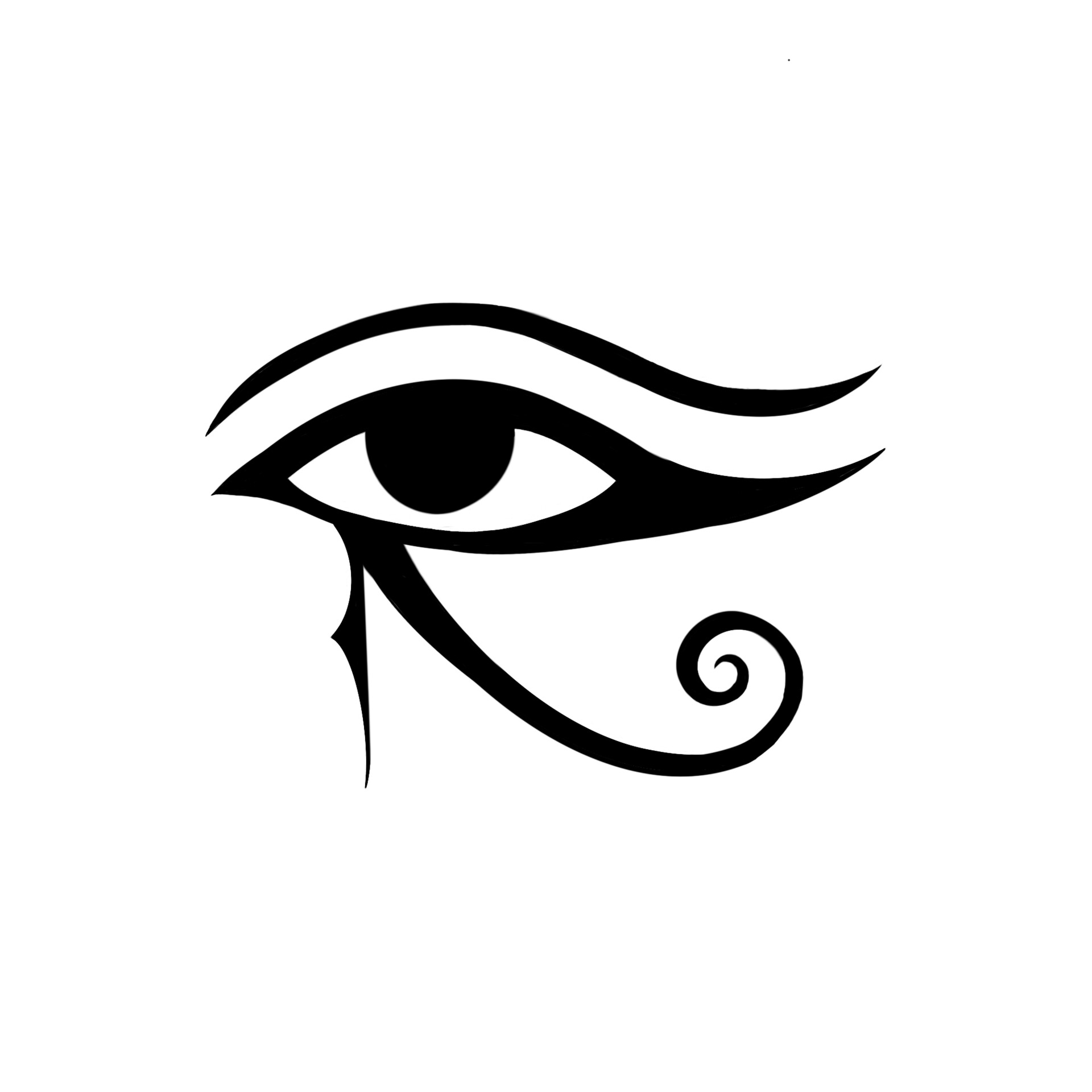 Eye of horus logo design ancient egyptian sign Vector Image