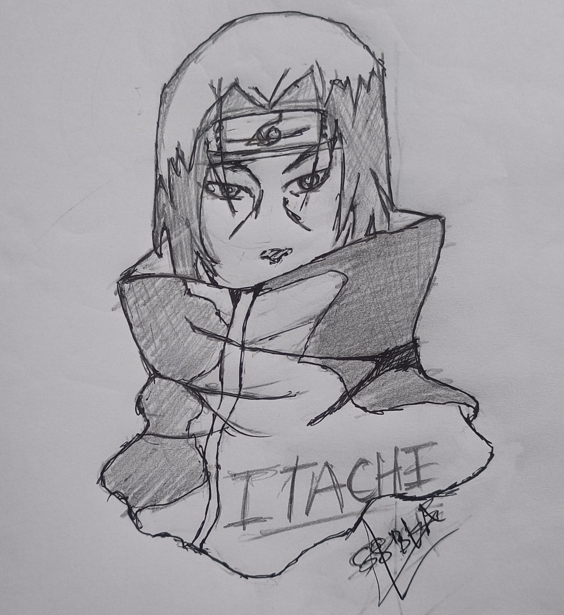 Itachi is such a hard character to draw 🥲 but here is my attempt 🍥 : r/ Naruto