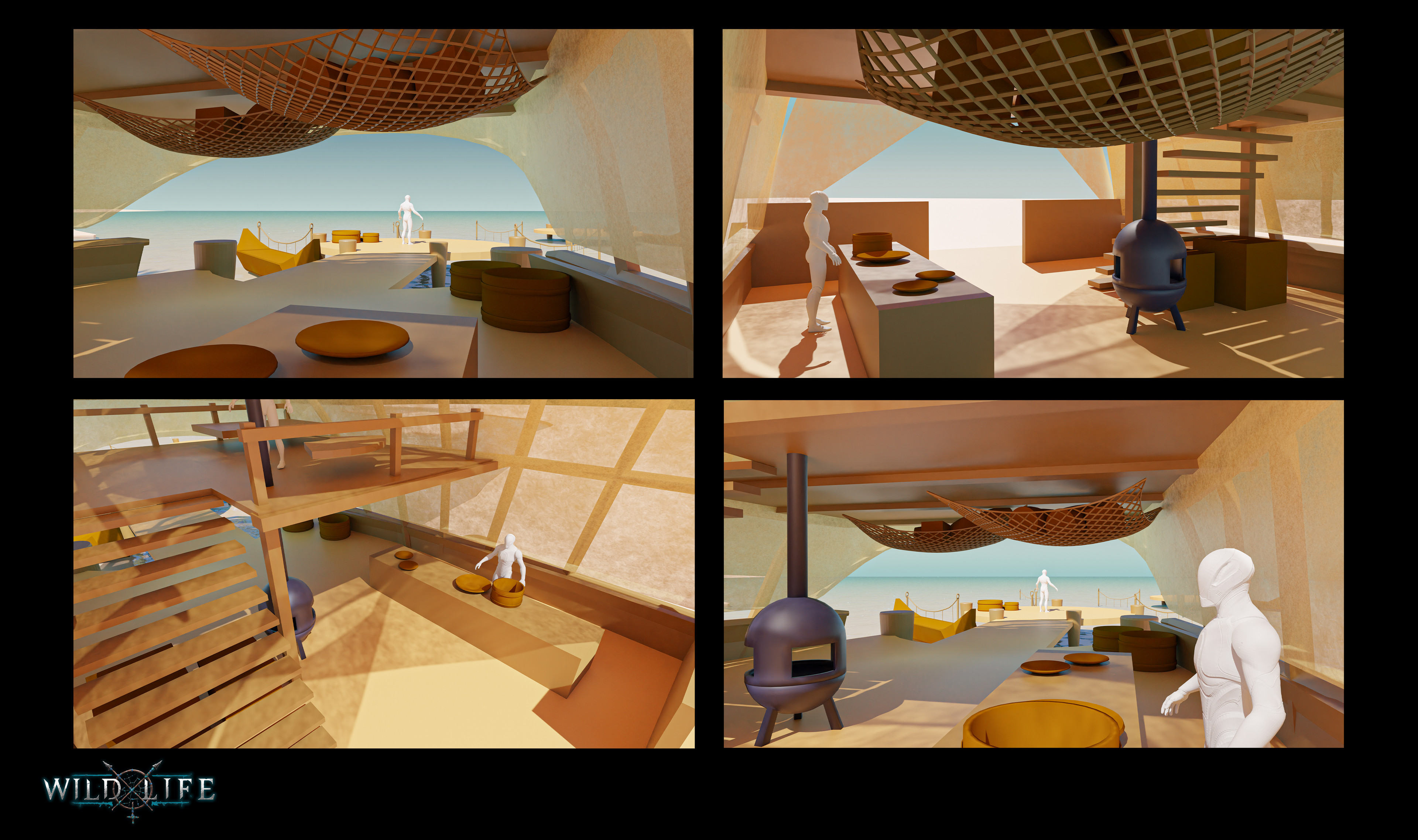 Early exploration on what the interior layout could be