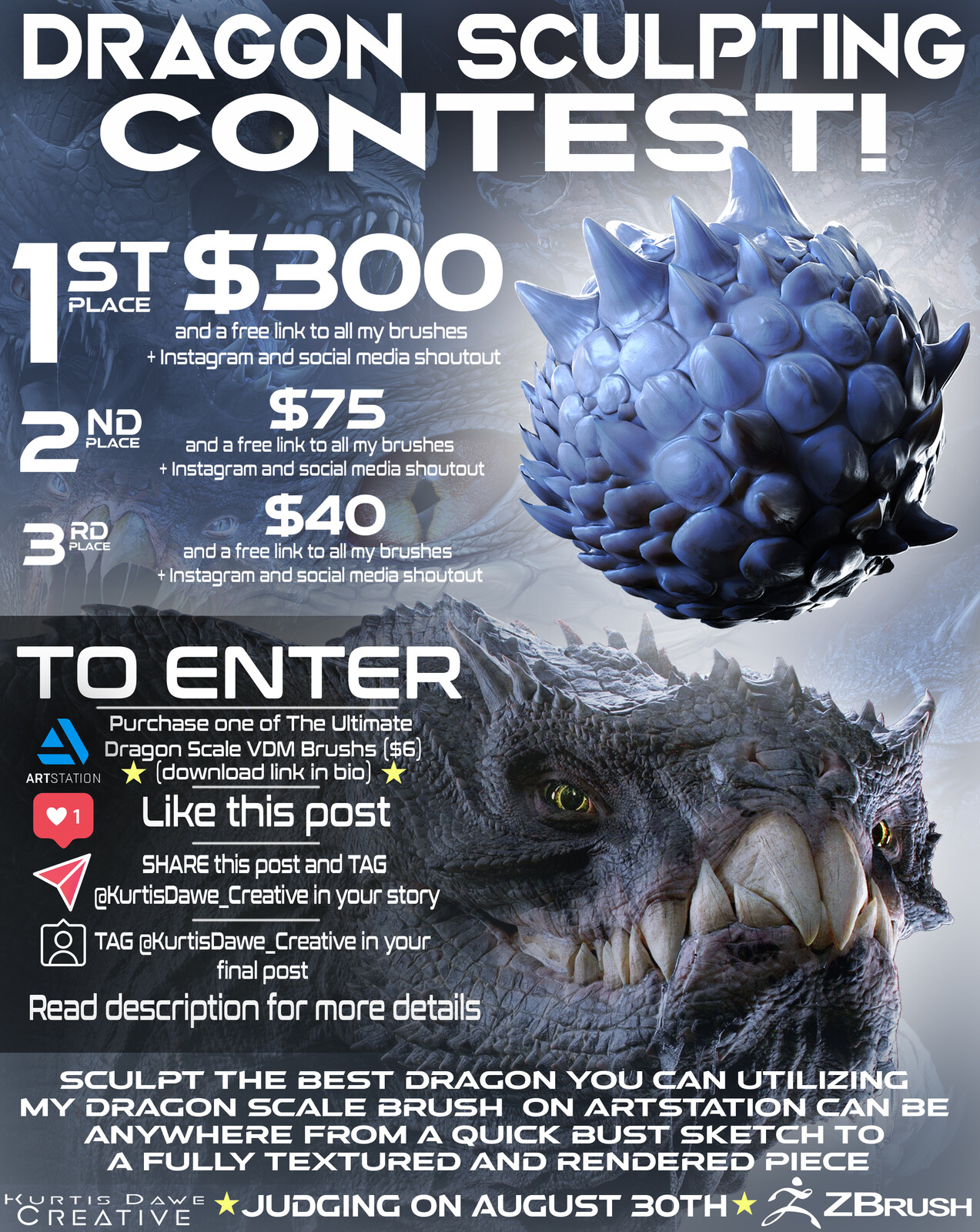 DRAGON SCALE CONTEST - $400 in prizes