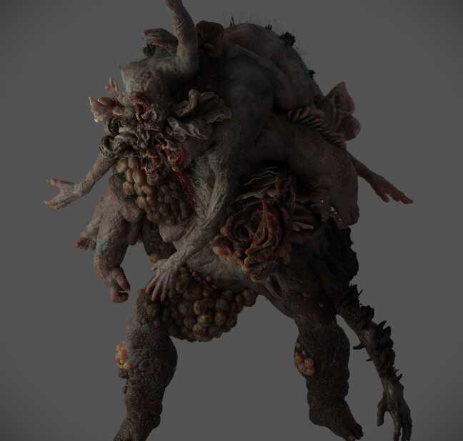 A model of The Rat king I did in Zbrush for school : r/thelastofus
