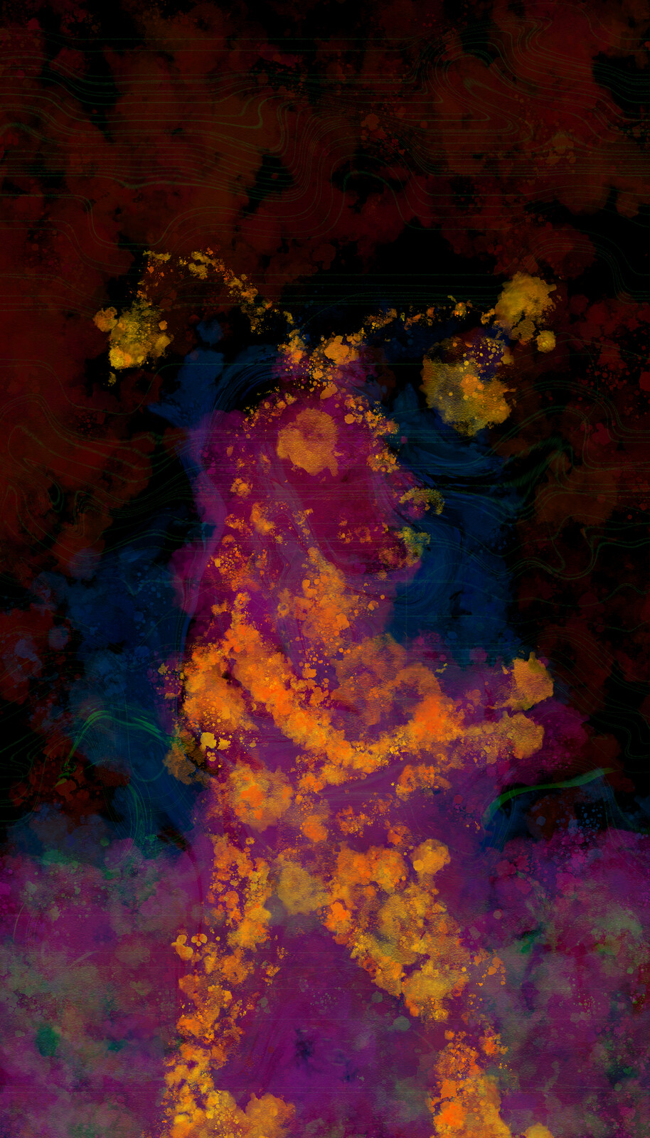 Here's another noise paint I'm going to leave as is, without an ai treatment. Kinda love it