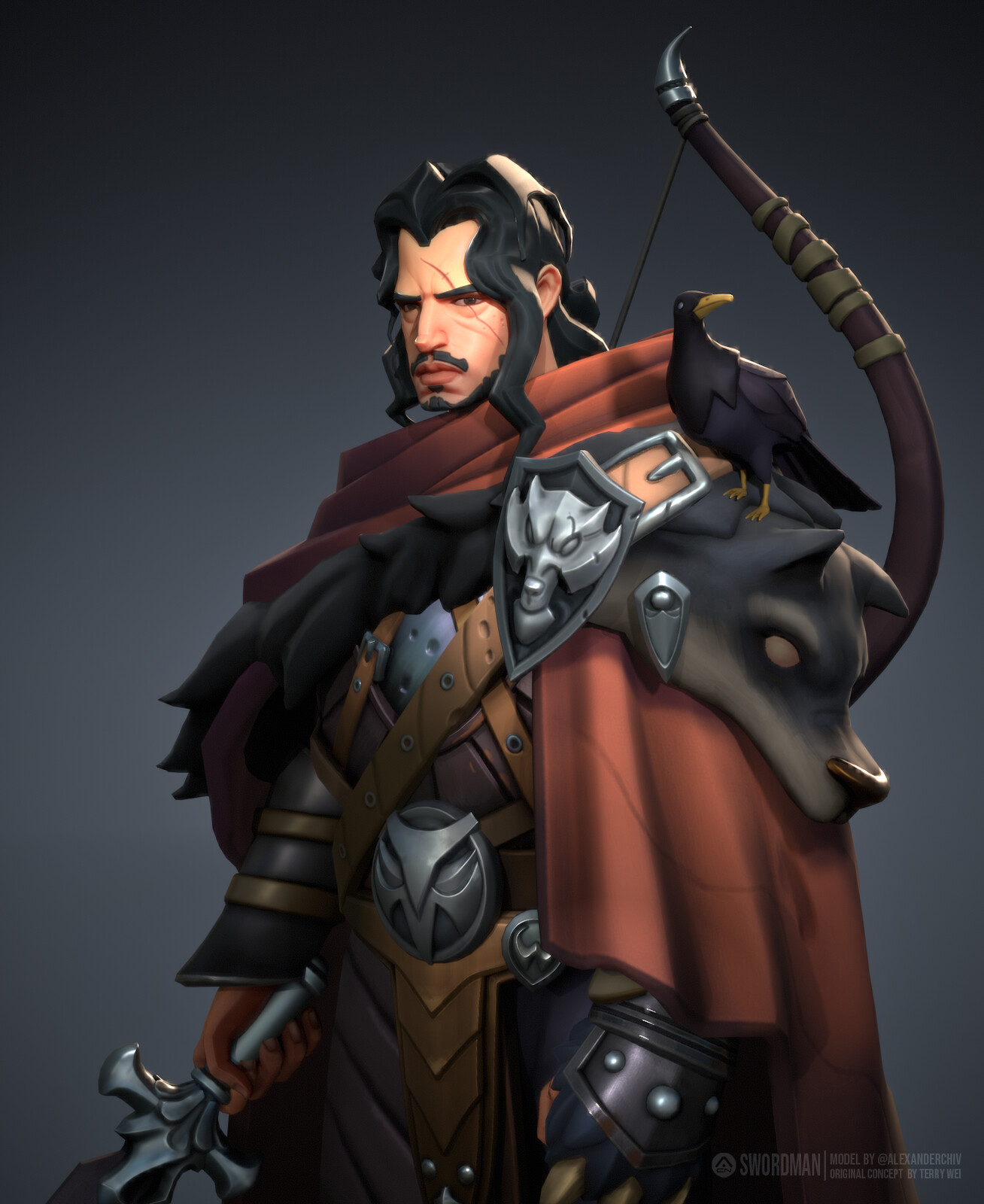Marmoset Render Close