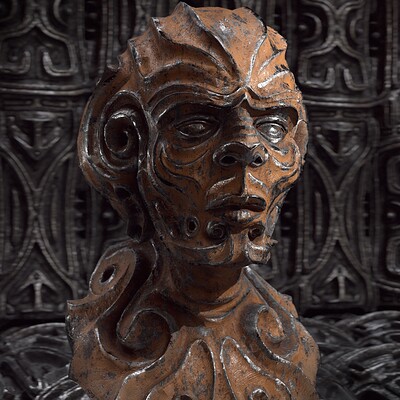 ArtStation - God Of War: Tyr Statue