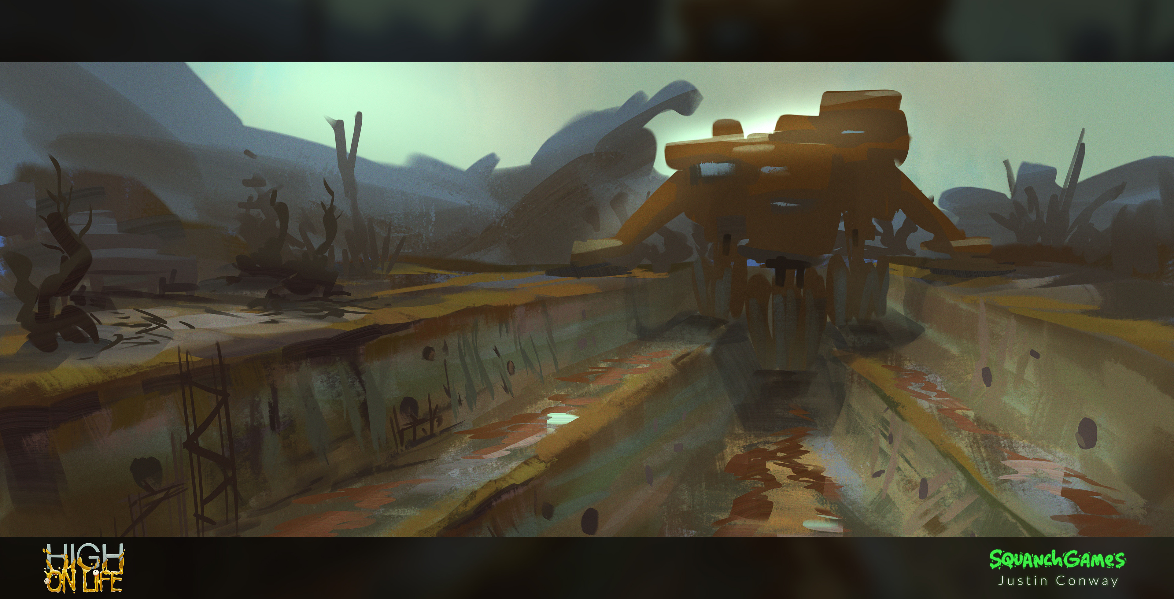 絵画 concept from life ArtStation - Caves of Zephyr Paradise - High On Life