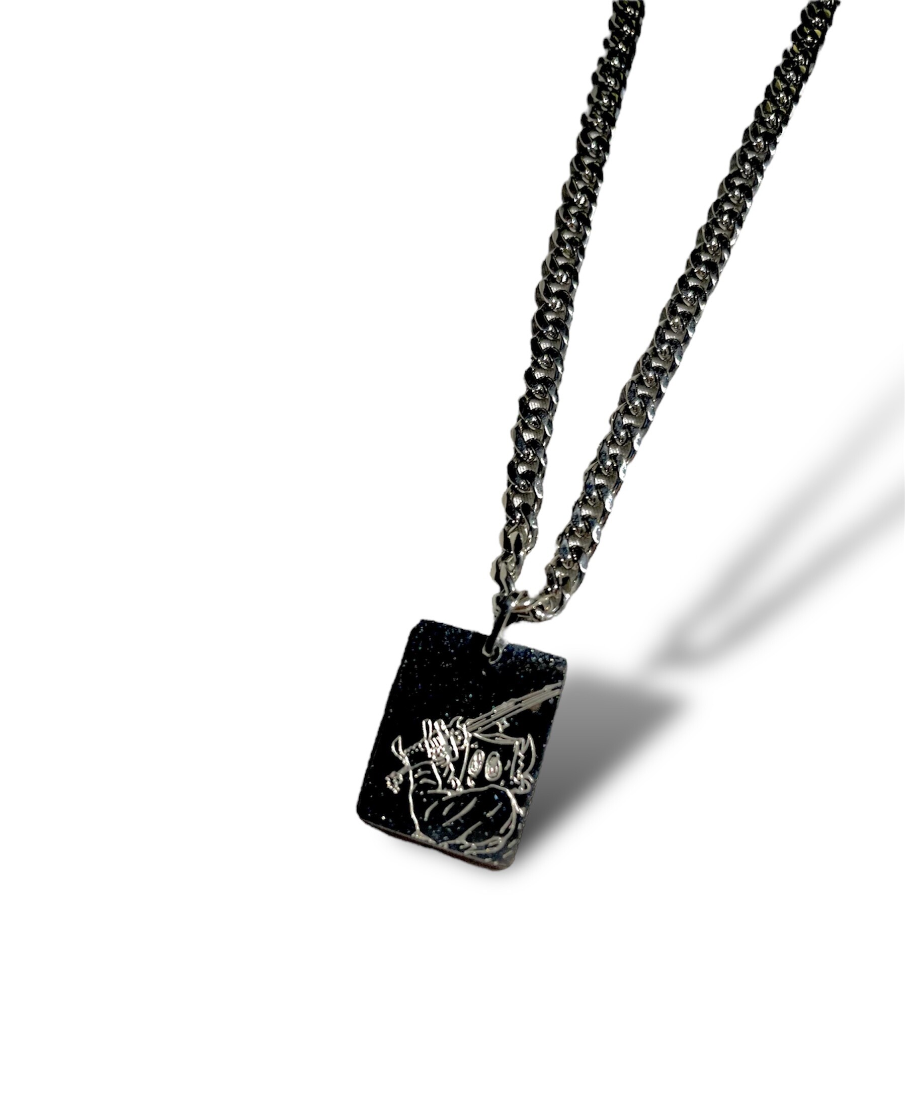 Saint laurent playing cards necklace sales