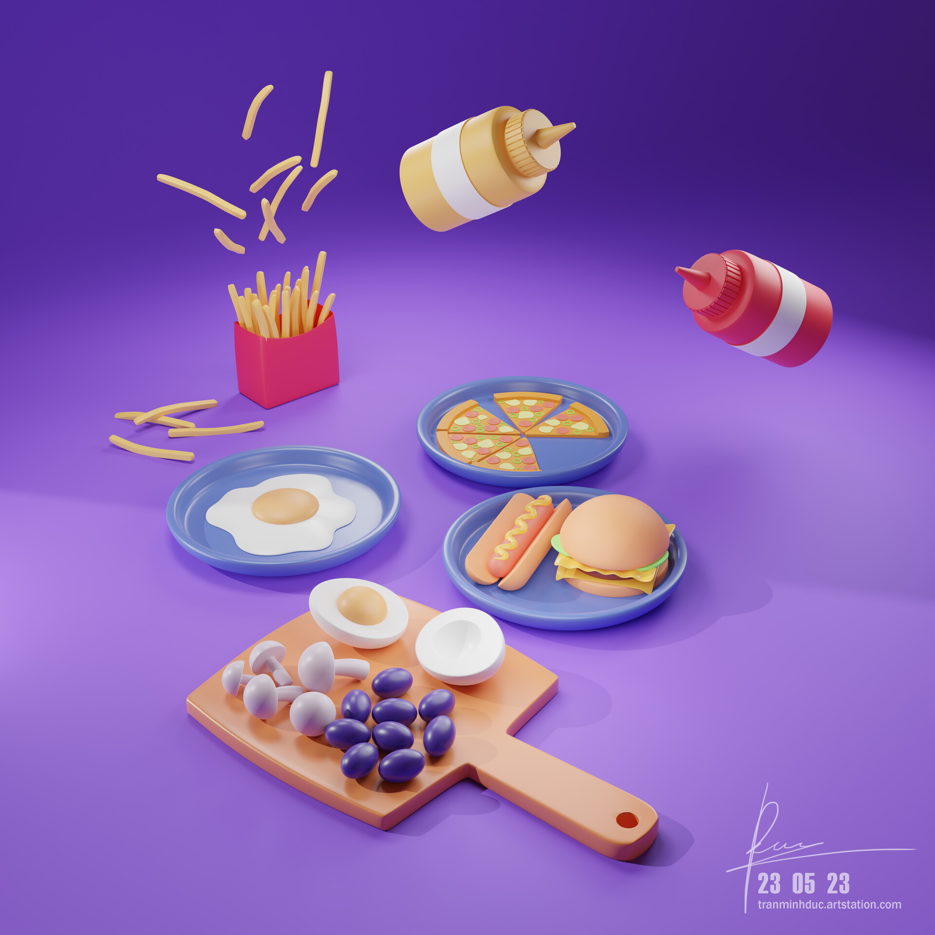 ArtStation - fastfood