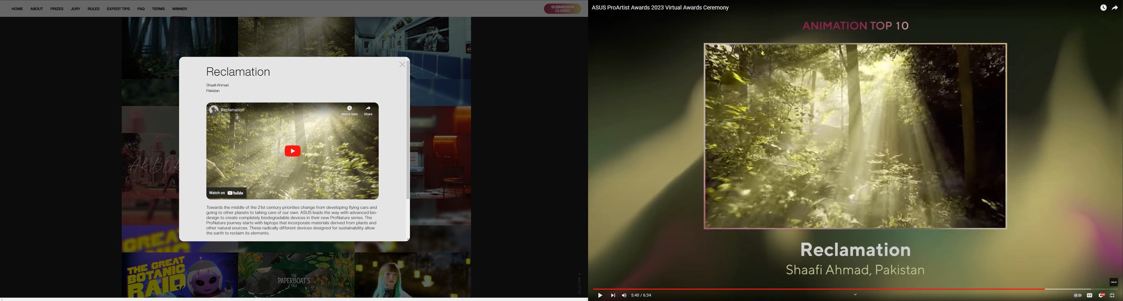 Website: https://www.asus.com/campaign/ASUS-ProArtist-Awards-2023/global/winner.php , Video: https://youtu.be/1QaVw7MfDf8
