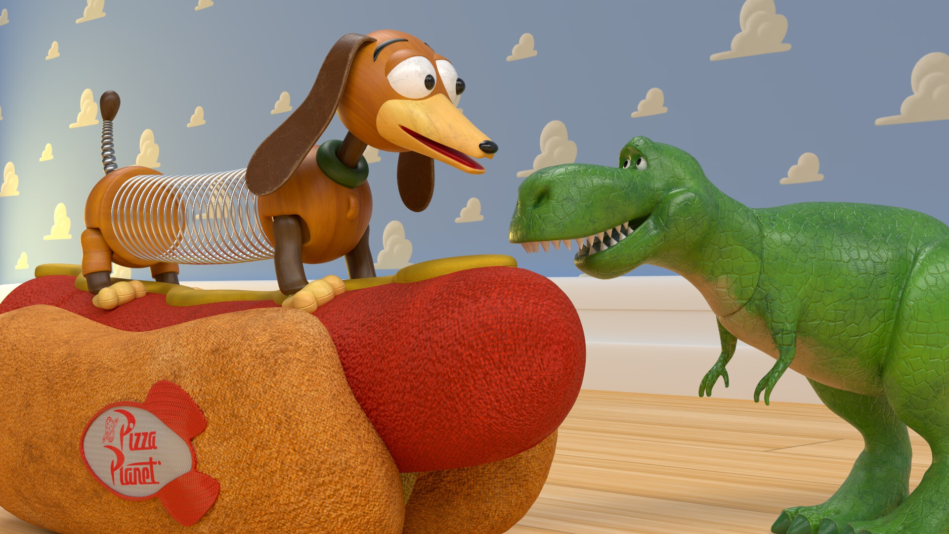 Fanart Slink Do Toy Story Toy Story 2, Slinky Dog, Disney/pixar