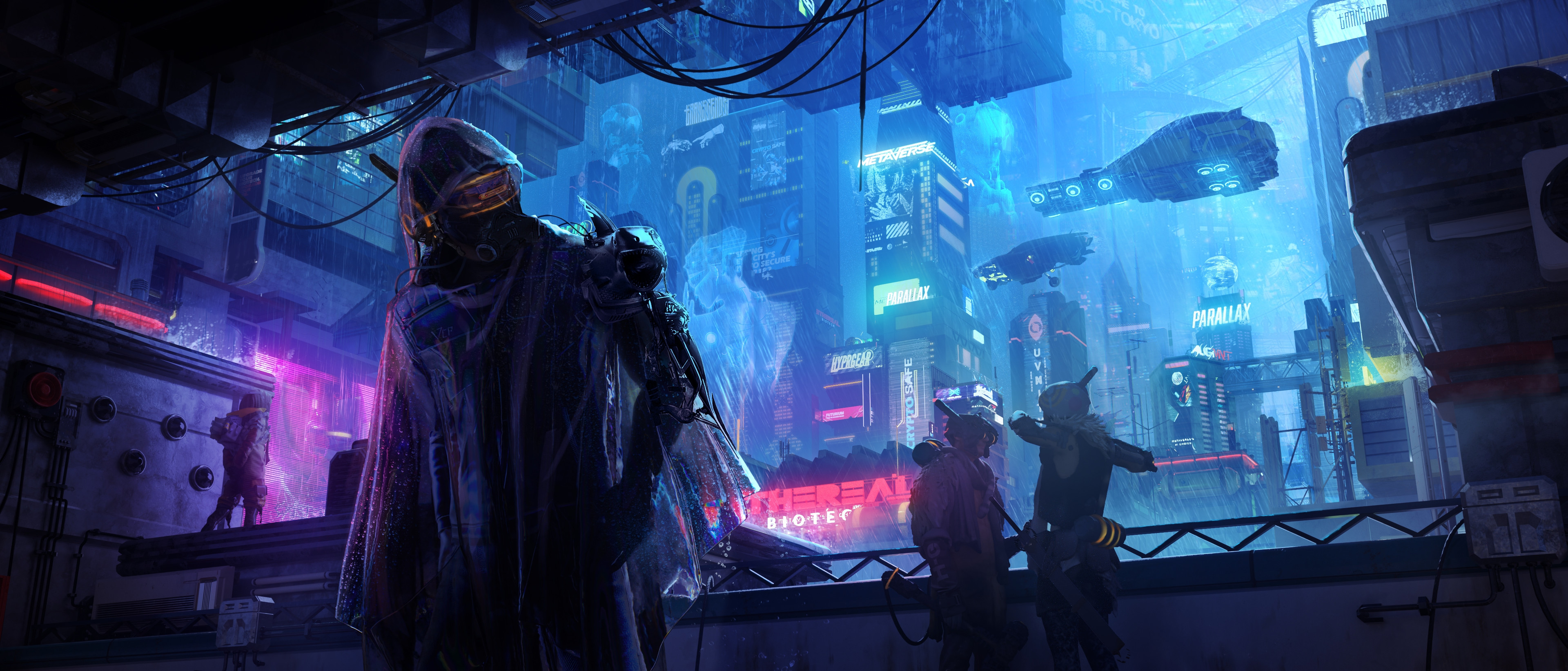 Cyberpunk City, Huanfeng Qu : r/ImaginaryCyberpunk