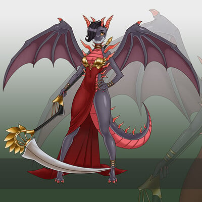 red nova dragon girl