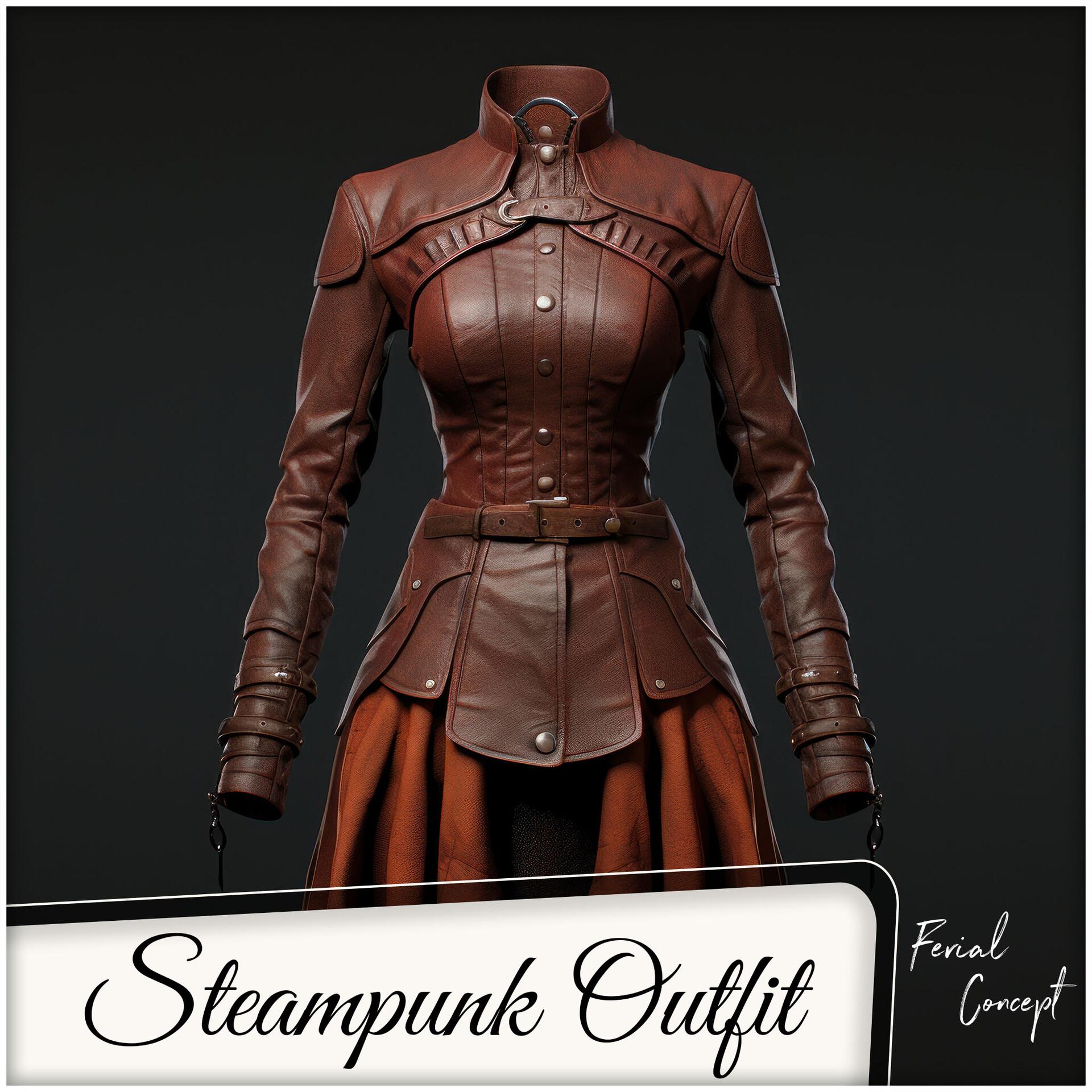 Steampunk Dress Design