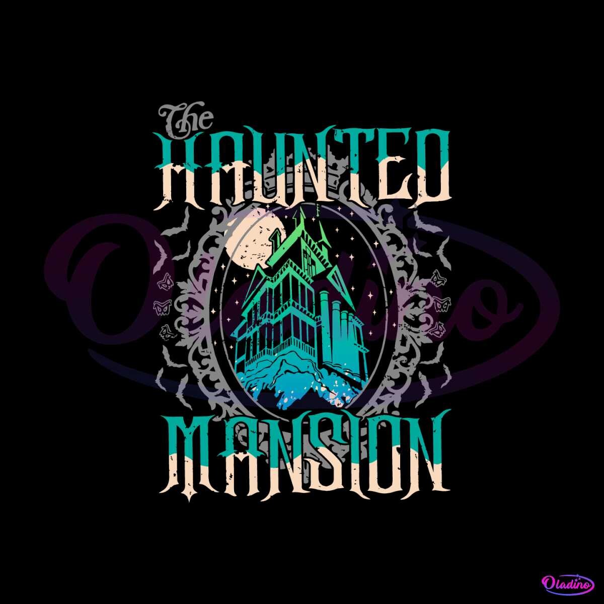 Artstation retro the haunted mansion svg disney haunted ride svg