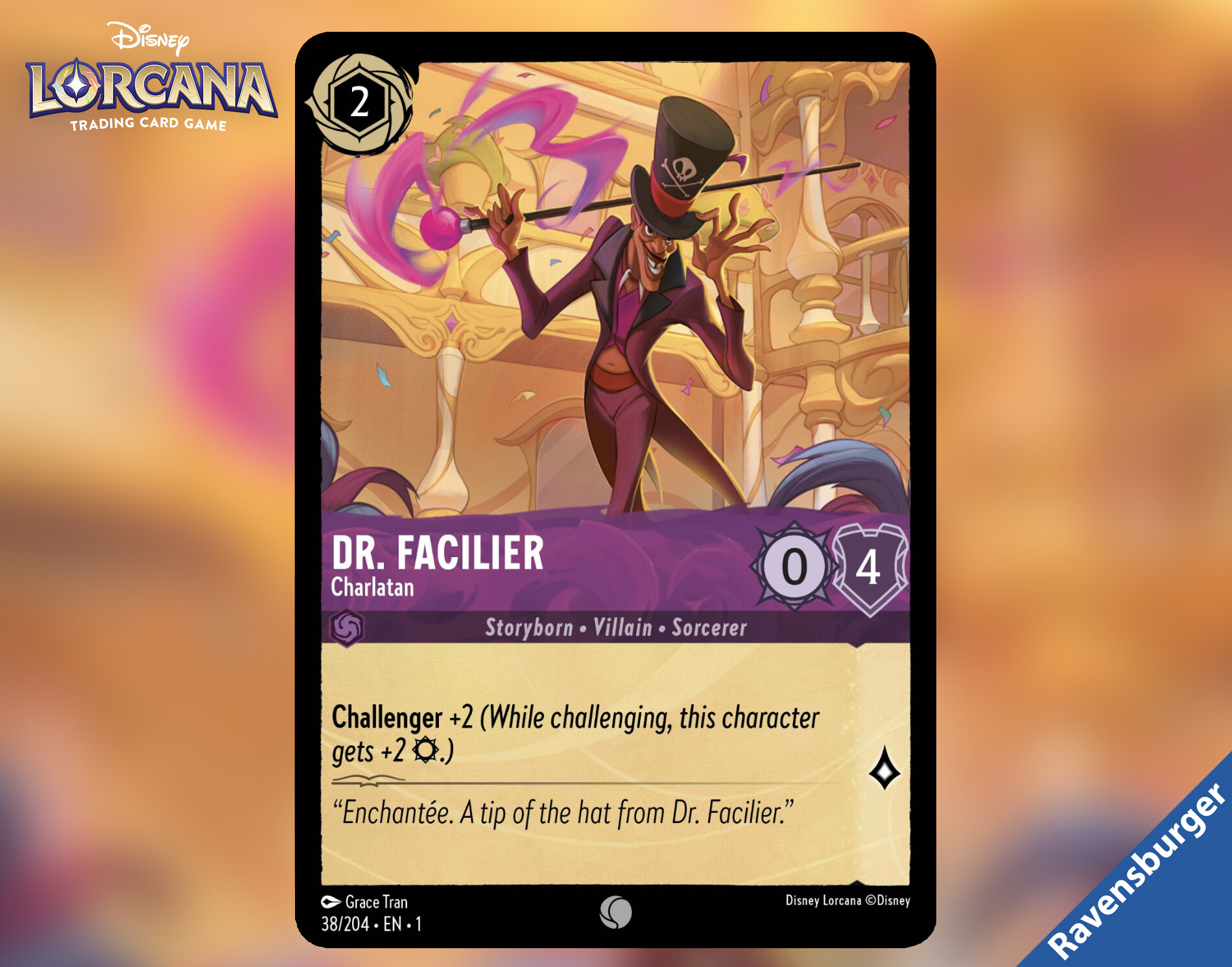 dr facilier cards lorcana 101/204}Dr. Facilier's Cards – PokeNinJapan main image 1