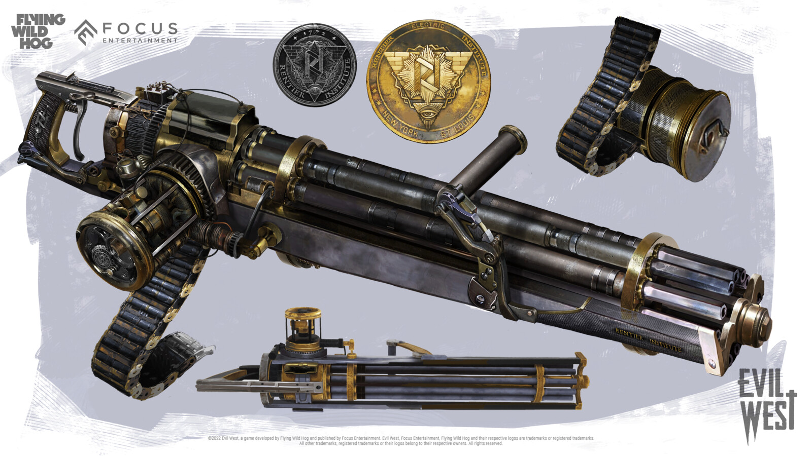 Concept for Gatling gun by the Rentier Institue