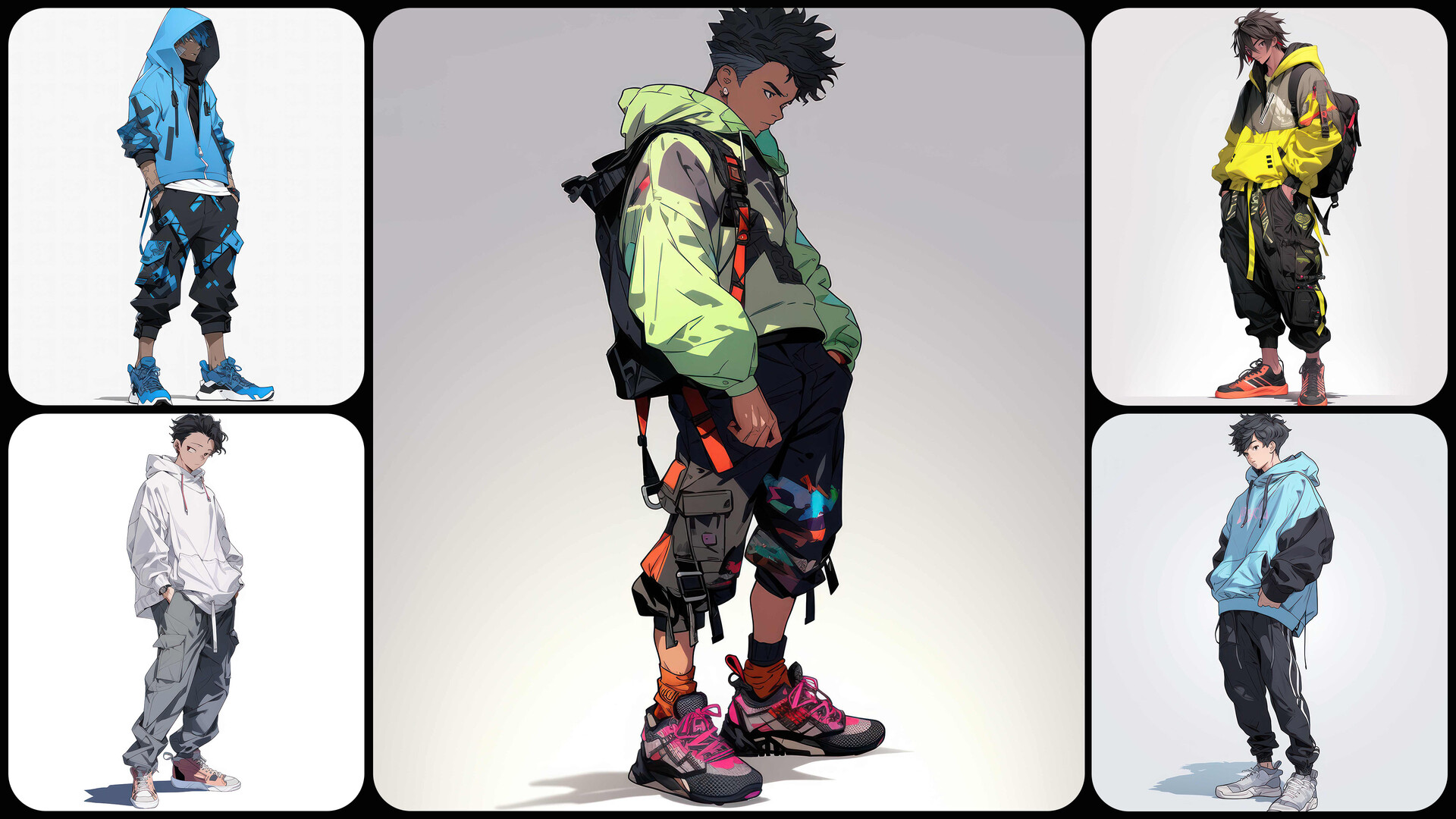 Ferial Concept - 🔹370 Street Fashion Character [Anime] Reference Image ...