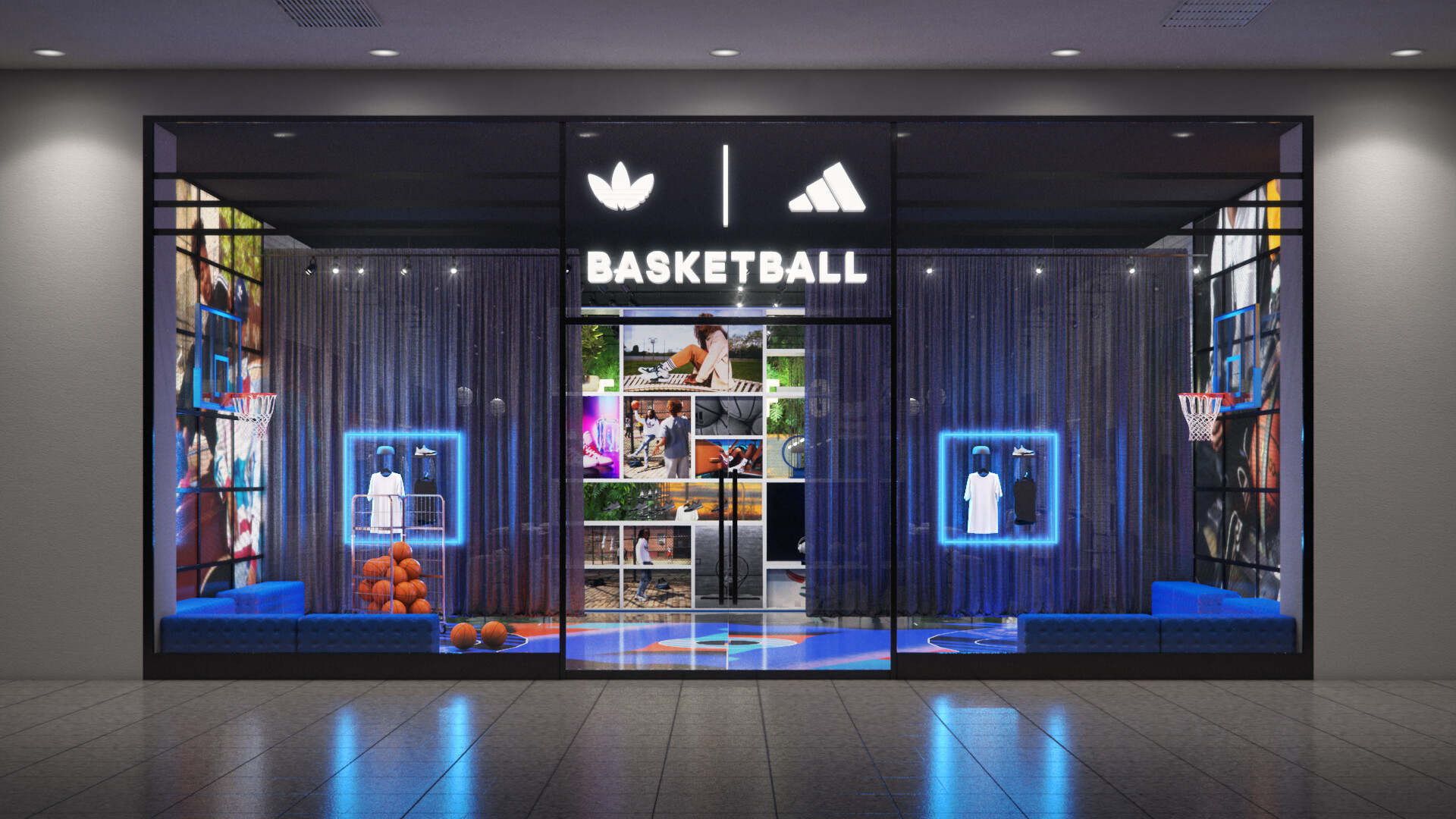 ArtStation Adidas BB Concept Stores FutureBBall GameXLife