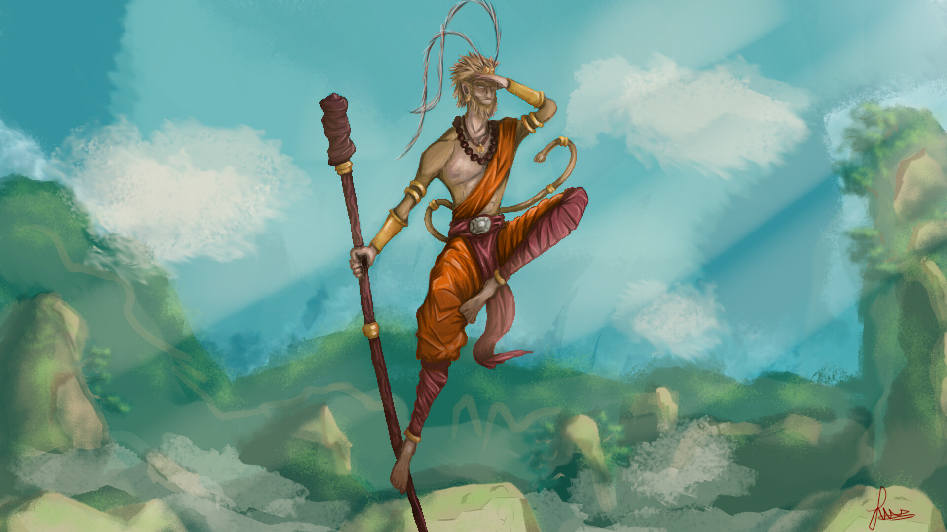 ArtStation Sun Wukong