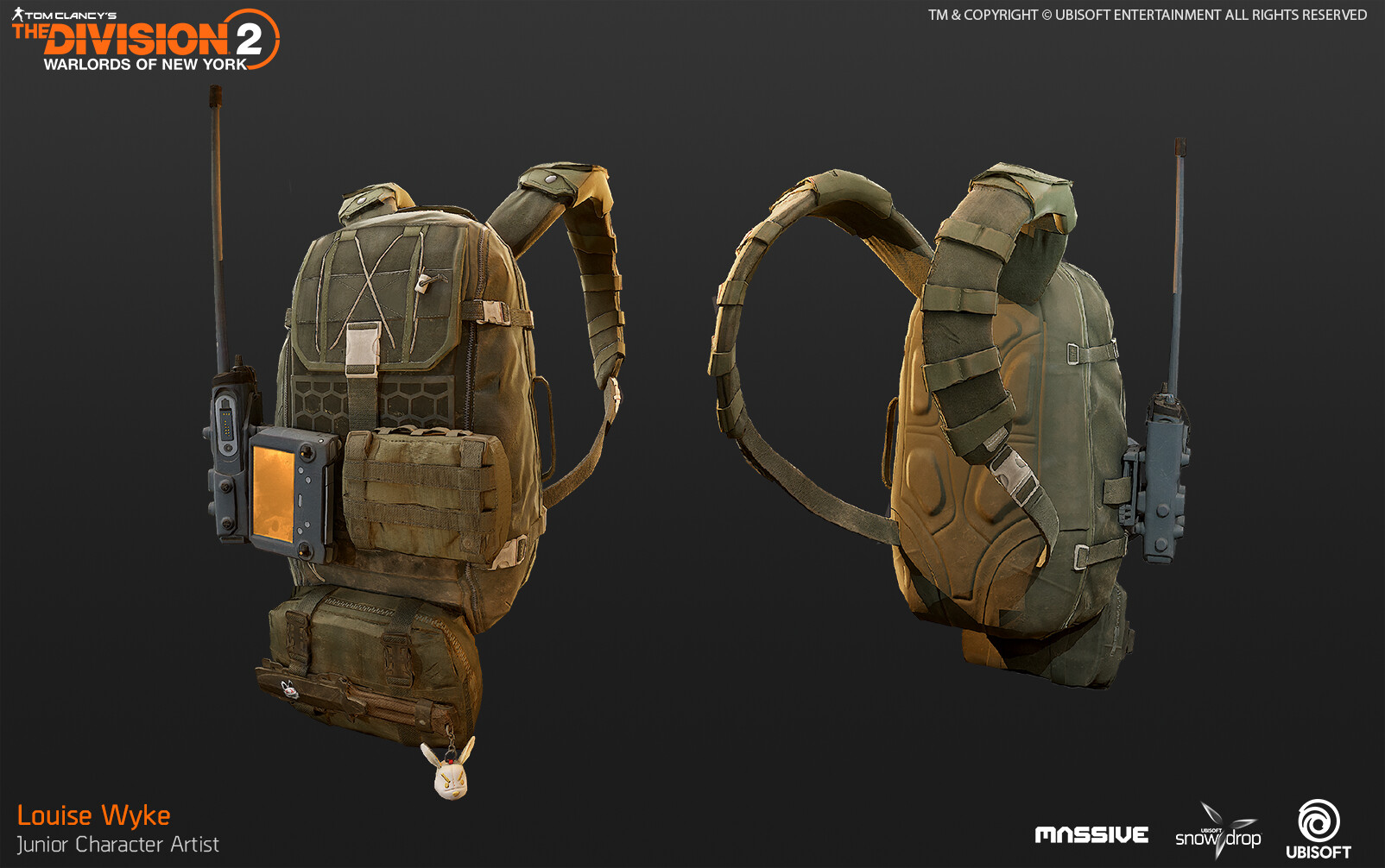 Tom Clancy s The Division 2 Espinoza Backpack by Louise Wyke Search by Muzli Search by Muzli