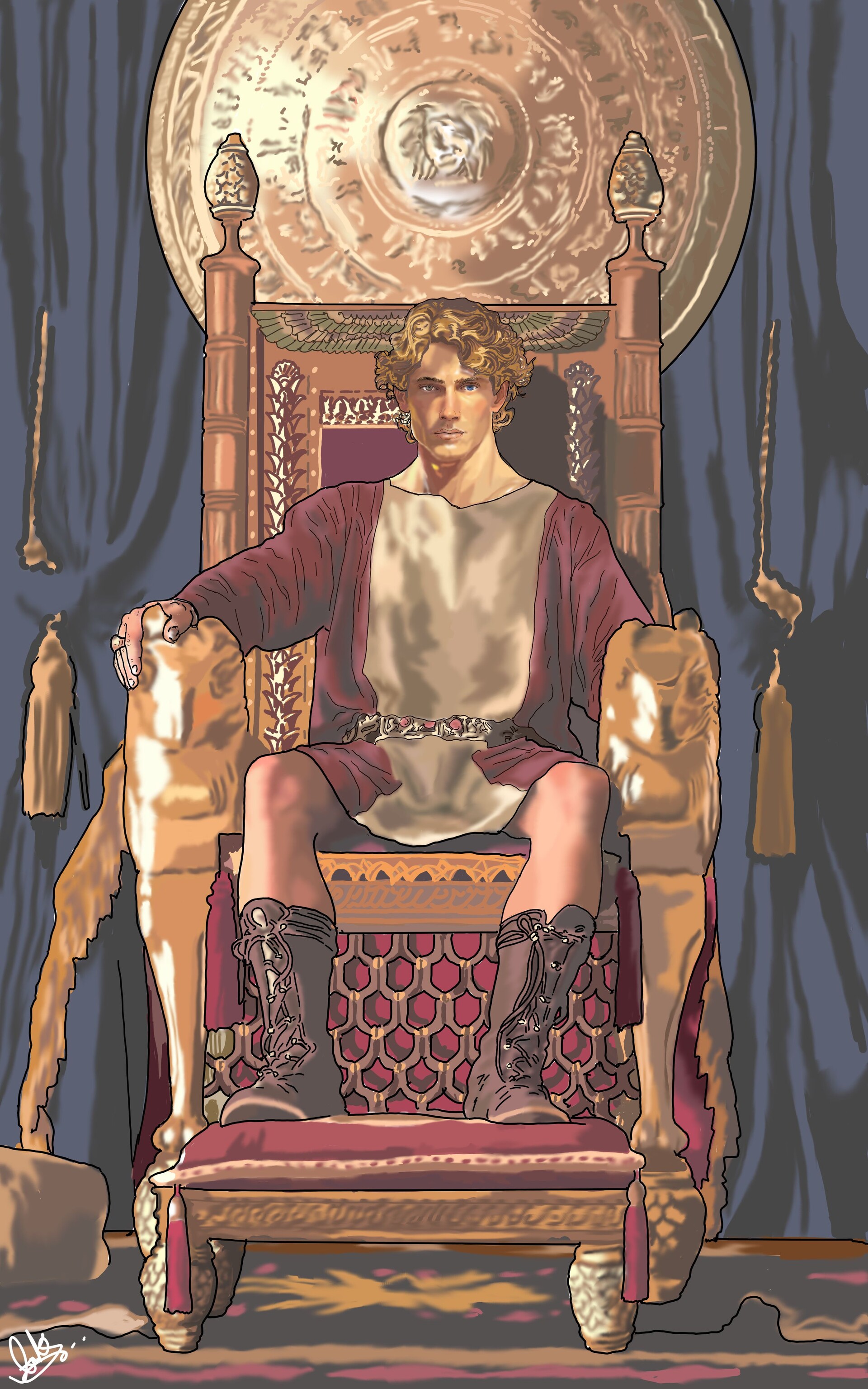 Artstation alexander the great 356 323 bce 