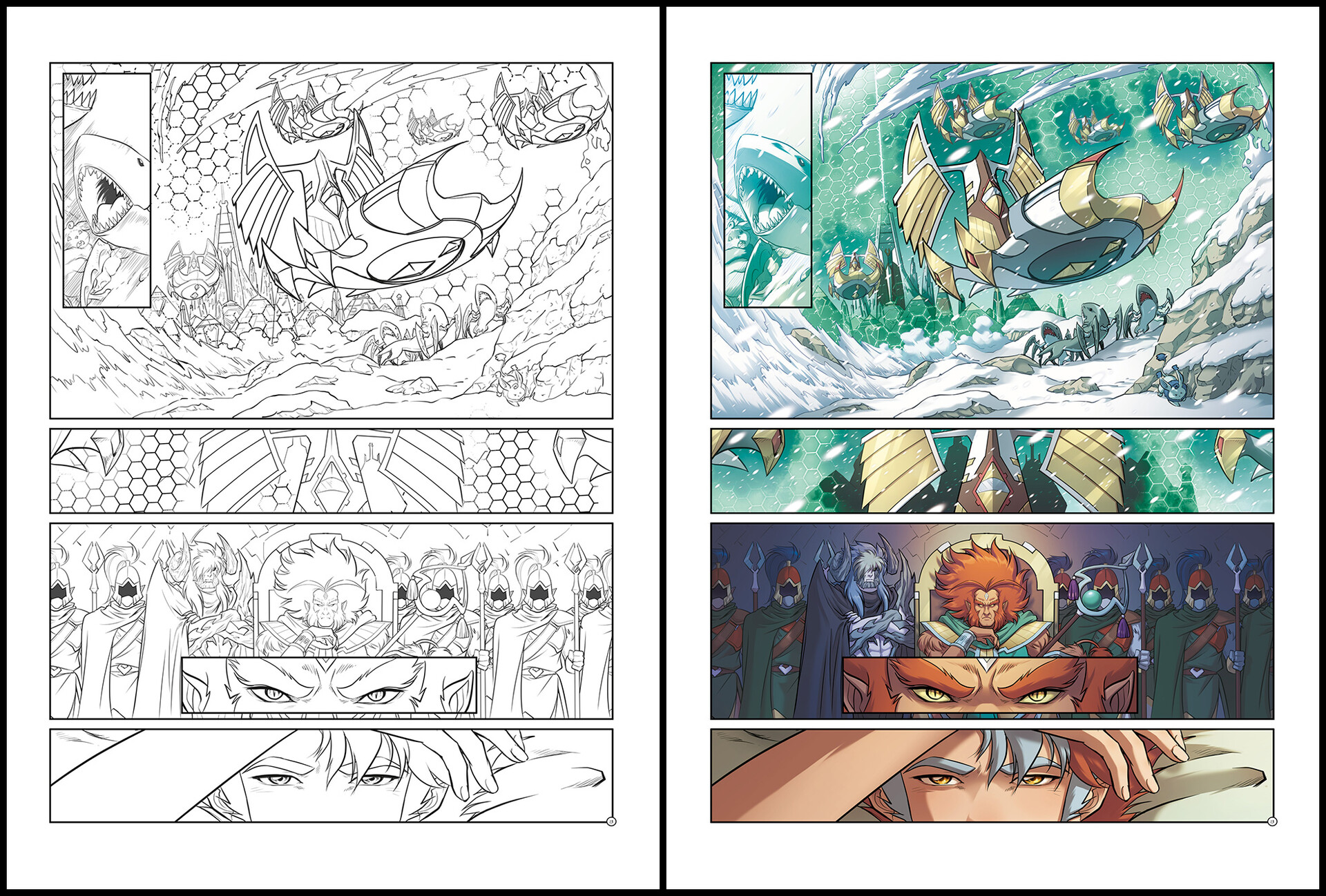 Les Légendaires Résistance Scan Vf Pop - Les Légendaires Résistance #3 | Comic book colors