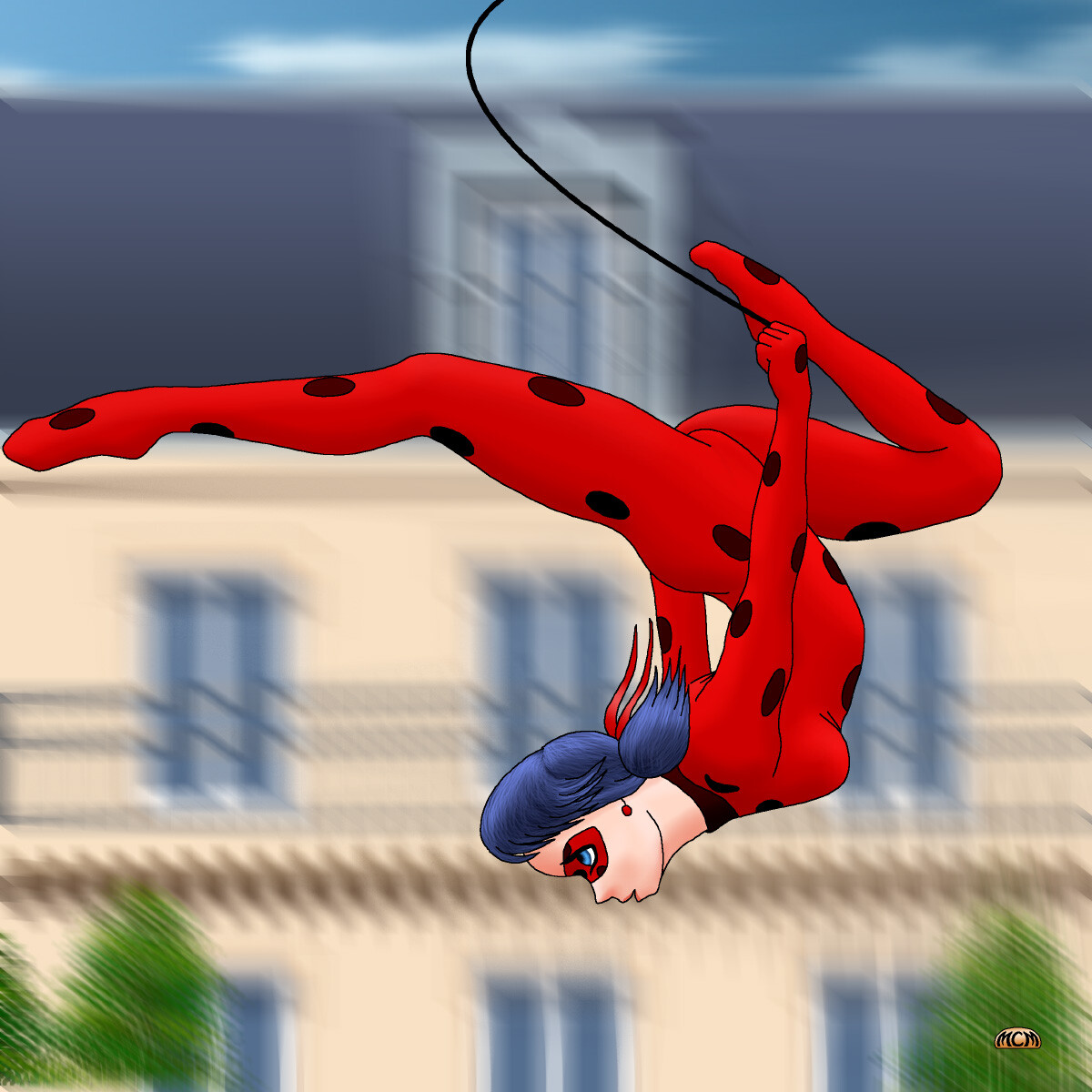 ArtStation Ladybug BackFlip Jump
