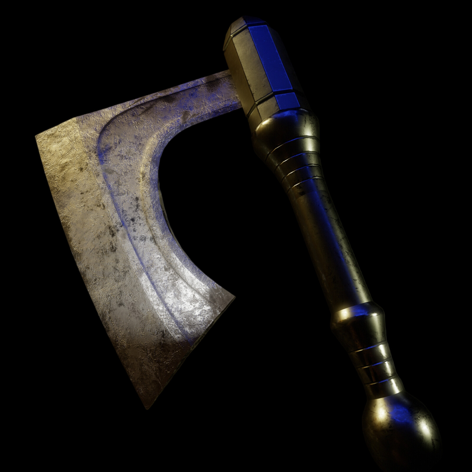 10 Axe BASE MESH - VOL01 (Game Ready)
