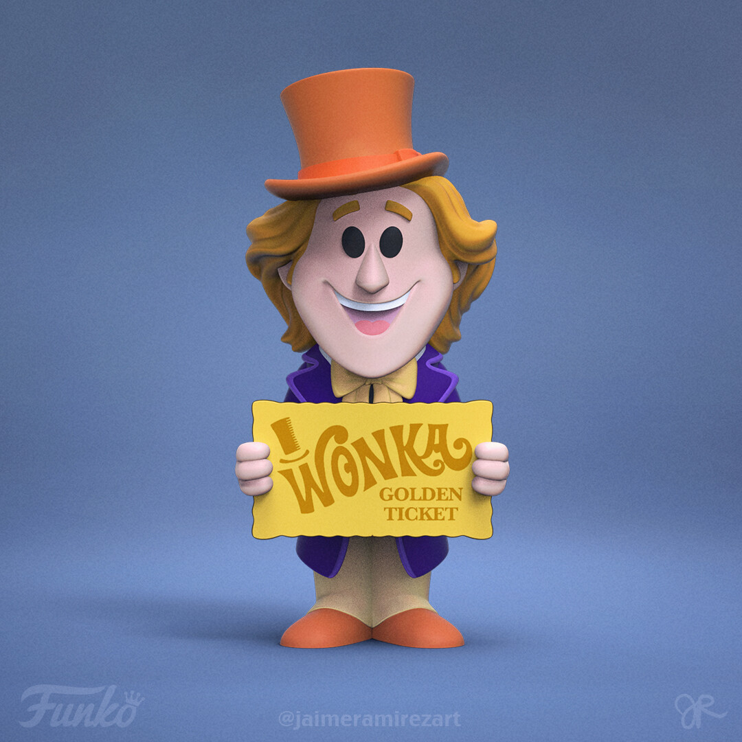 ArtStation - Funko: POP Wonka - Willy Wonka with Briefcase
