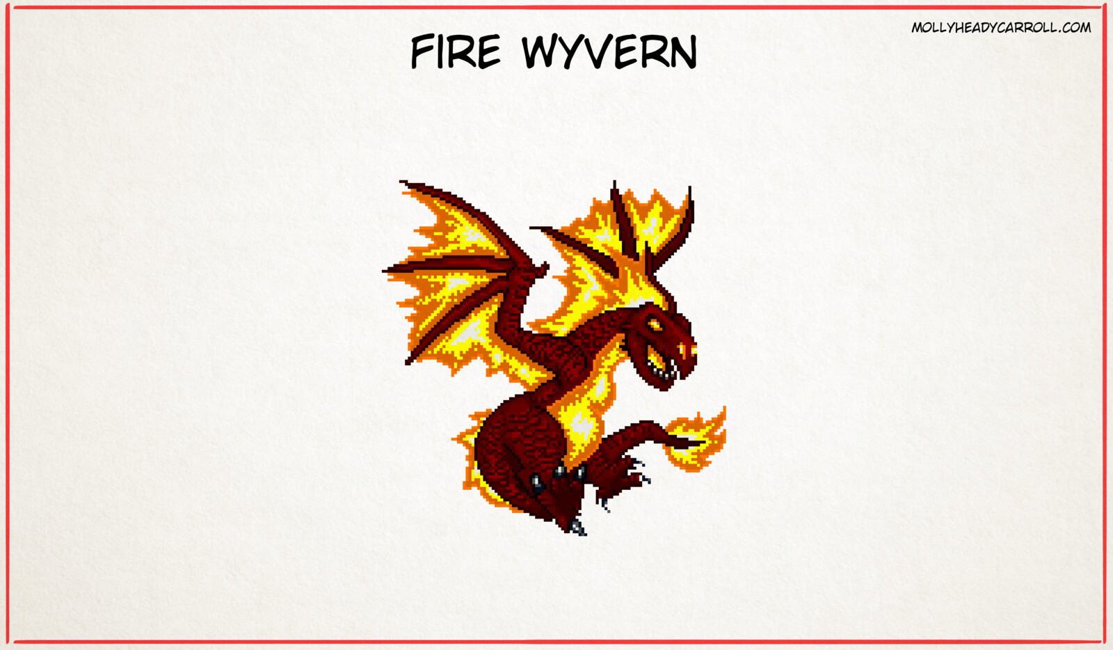 Fire Wyvern Sprite