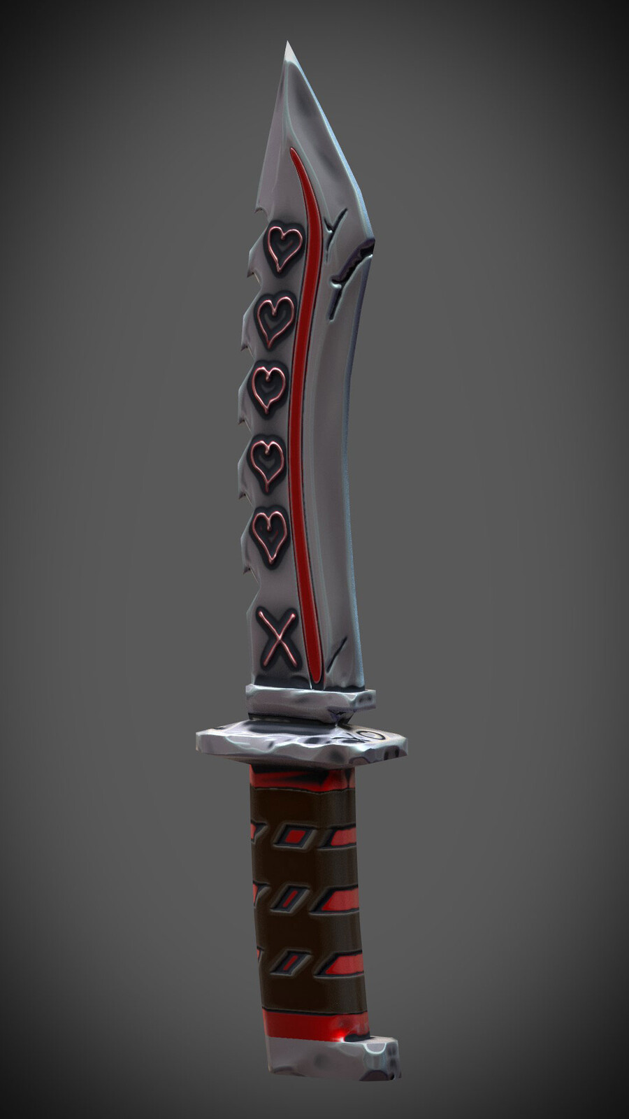 XOXO Knife substance render