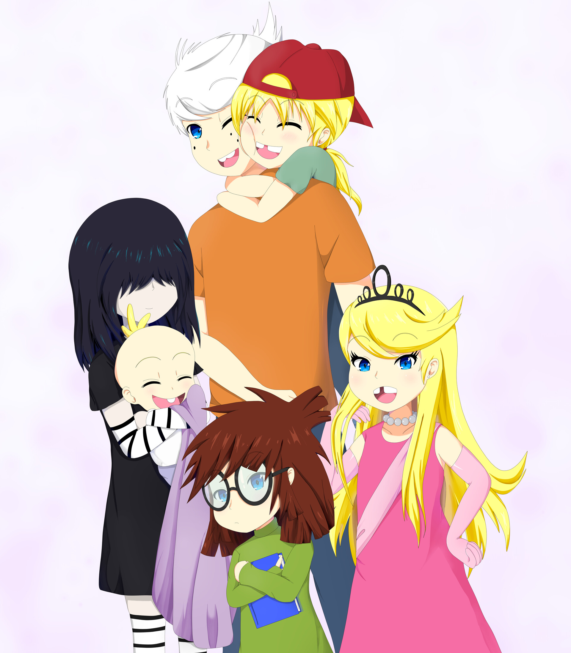 ArtStation Lincoln and his Little Sisters (Redraw)