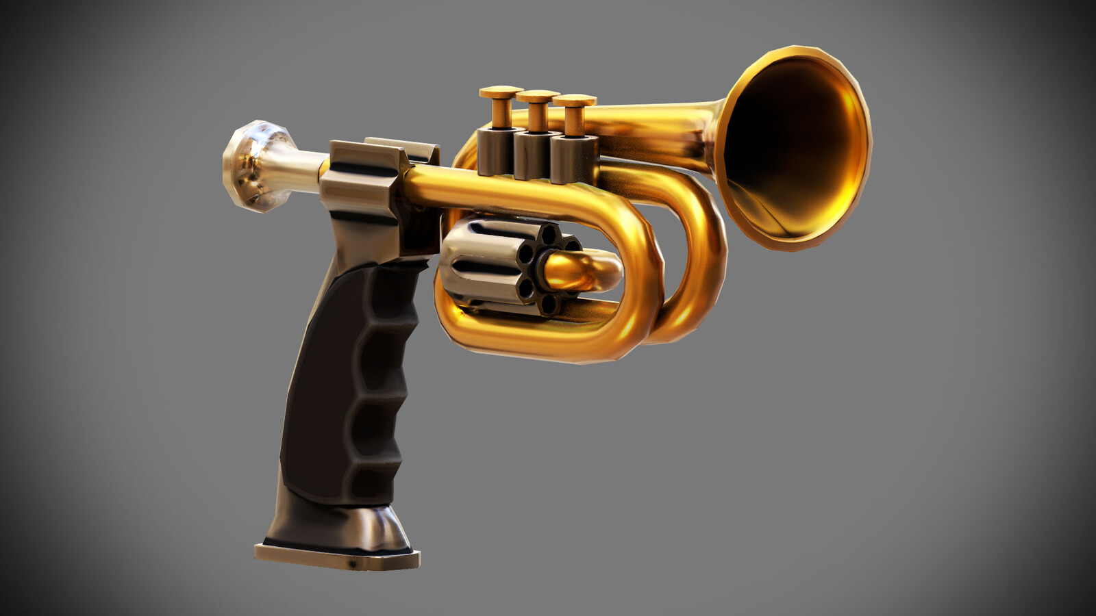 Trumpet substance render