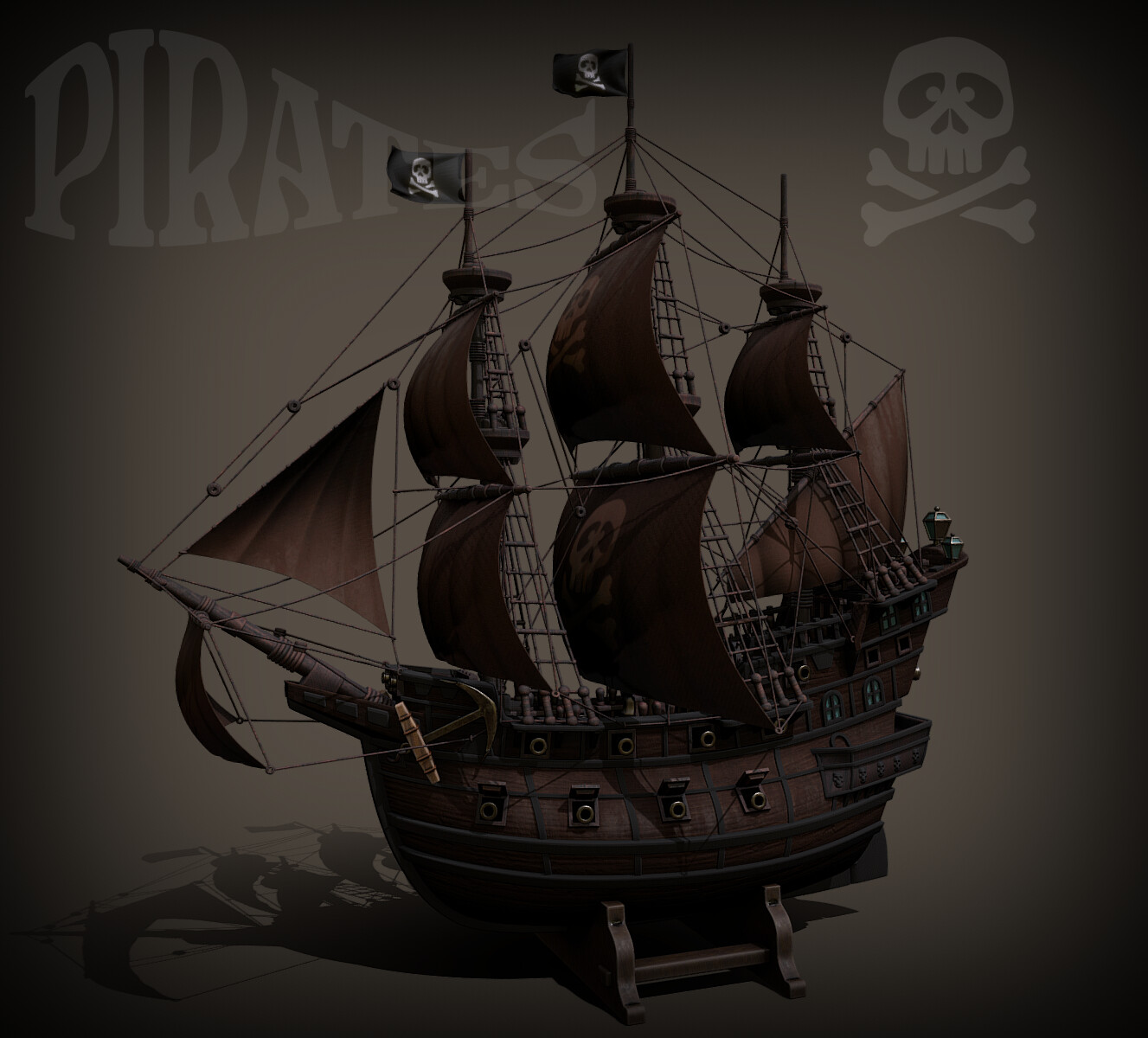 ArtStation Galleon toy style