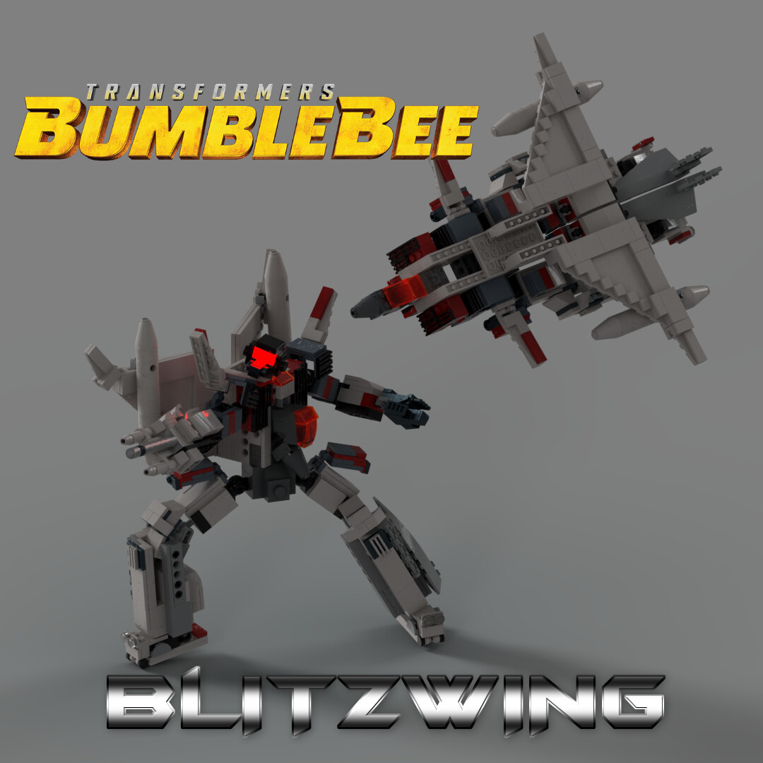 Lego transformers blitzwing top