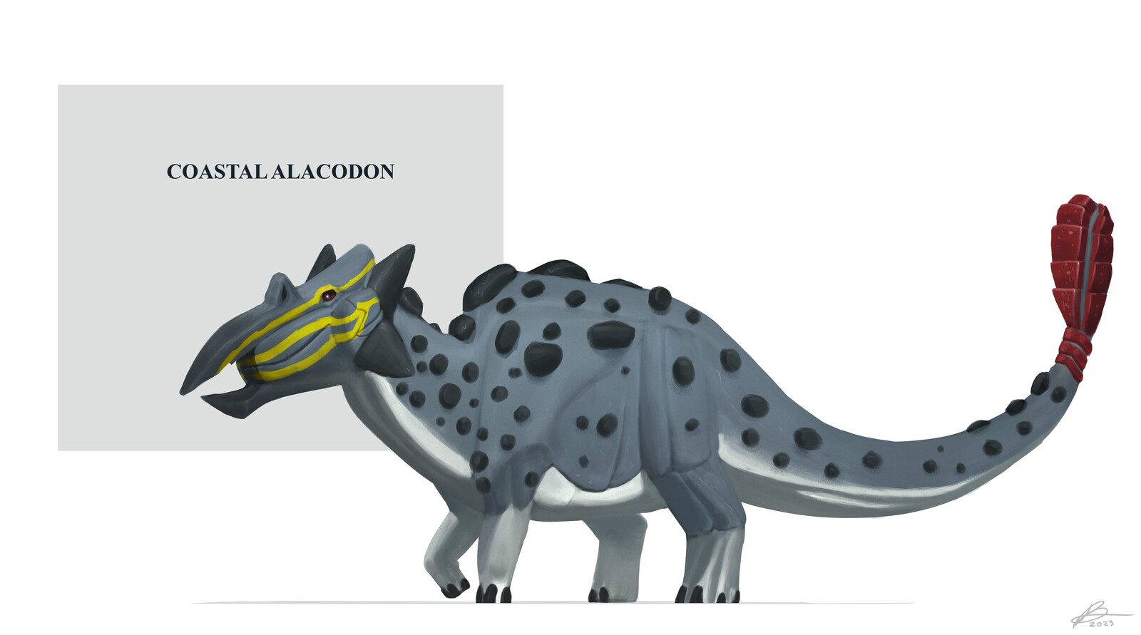 The Coastal Alacodon (Final Illustration)