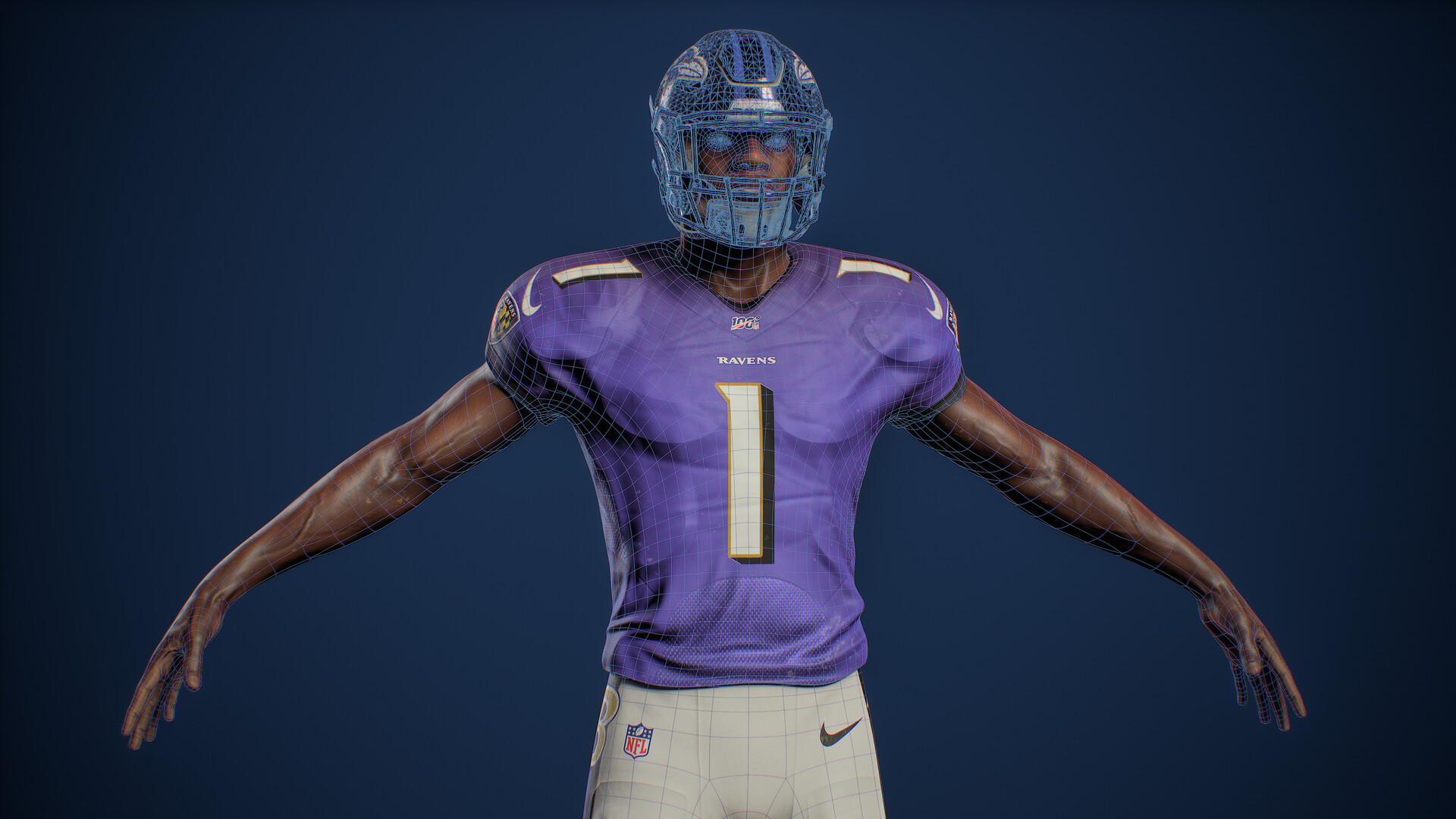 ArtStation - Baltimore Ravens N.F.L. quarterback-Lamar Jackson