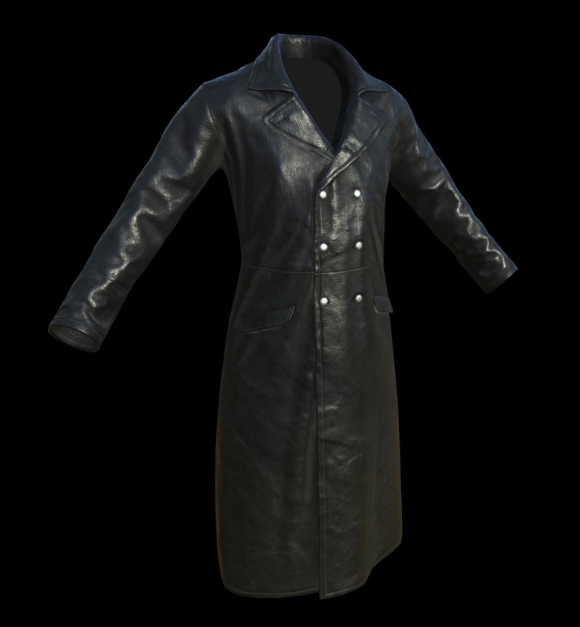 ArtStation - Leather coat