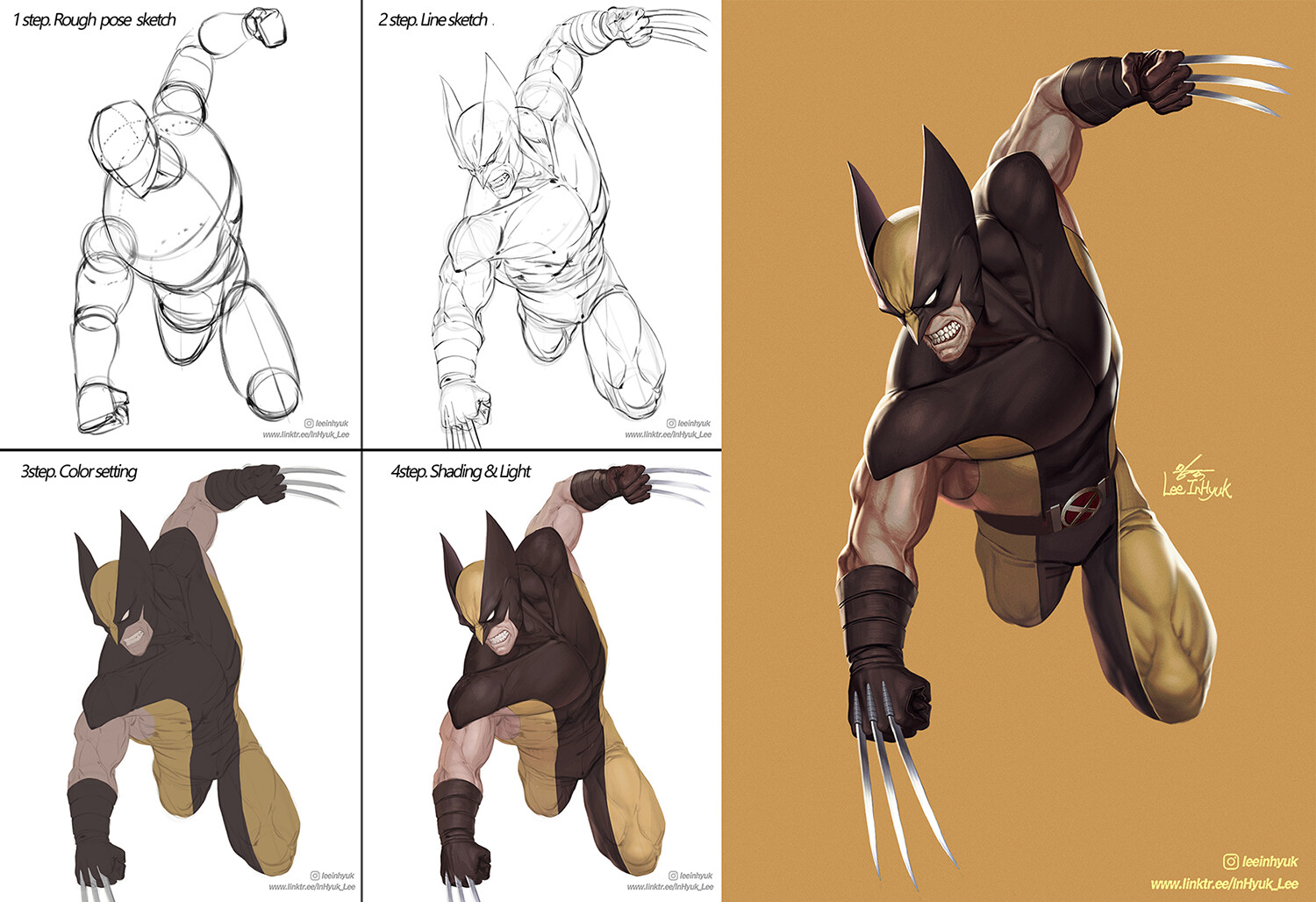 Wolverine work tutorial step