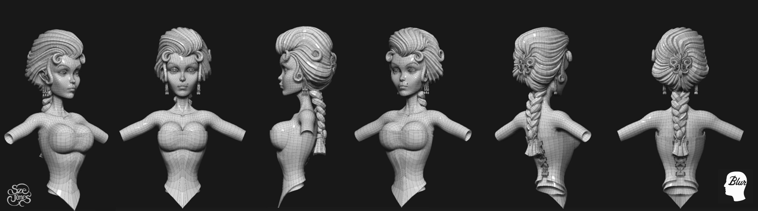 Stylized Character Topology