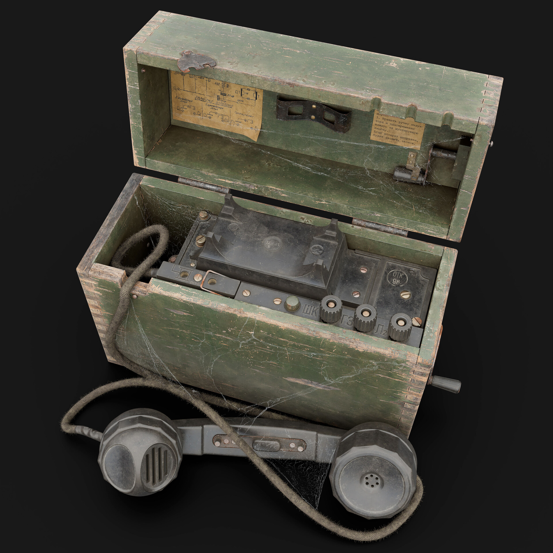 ArtStation - TAI-43 | Military field phone