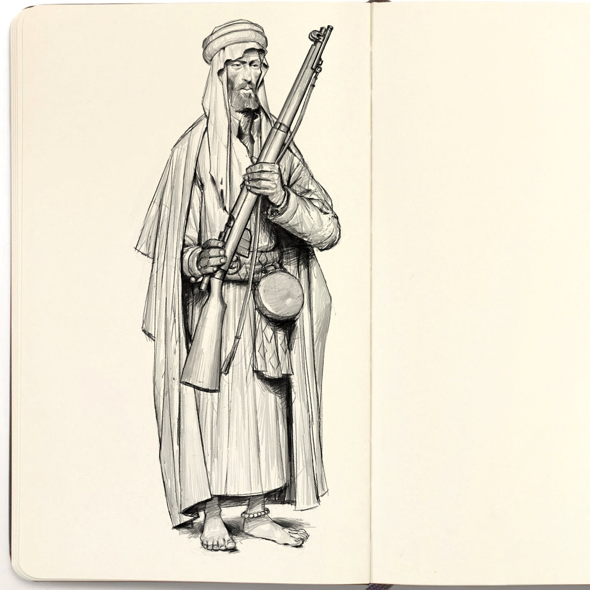 ArtStation - Bedouin Warrior