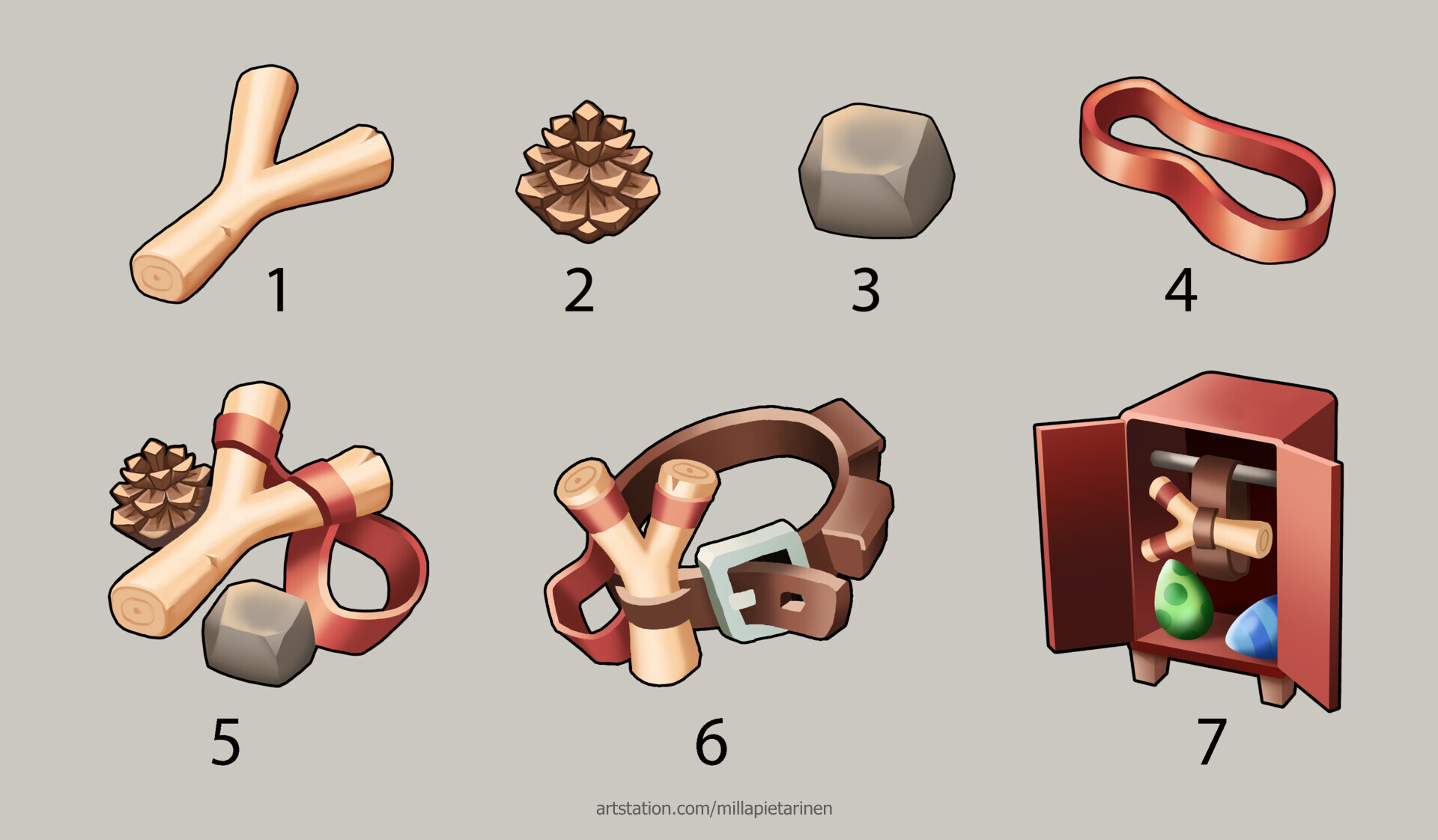 ArtStation Easter event (Merge Mansion)