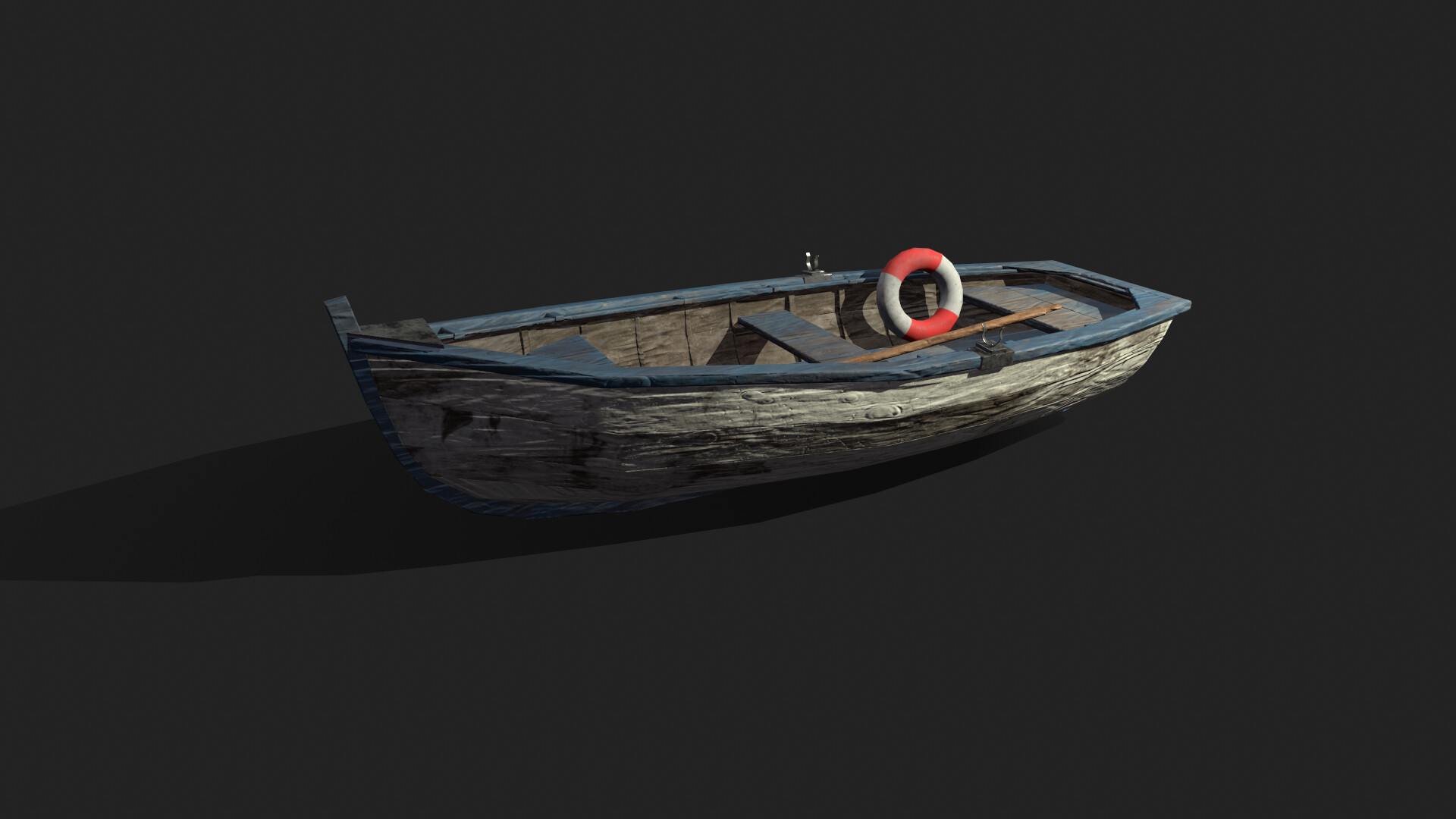 ArtStation Old Paddle Boat