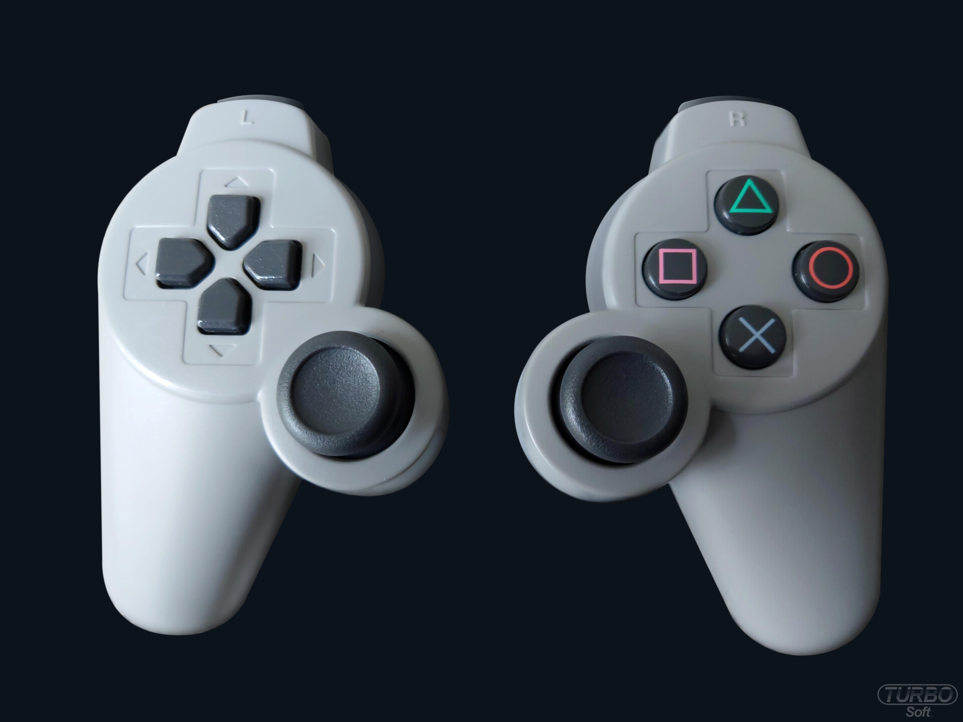 Ps1 controller with analog sale