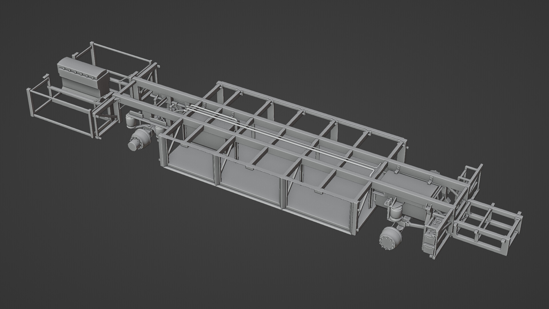 ArtStation - Coach Bus Frame WIP