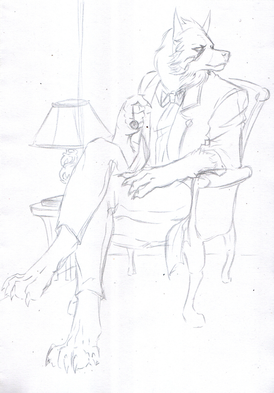 WIP 1 - Pencil sketch