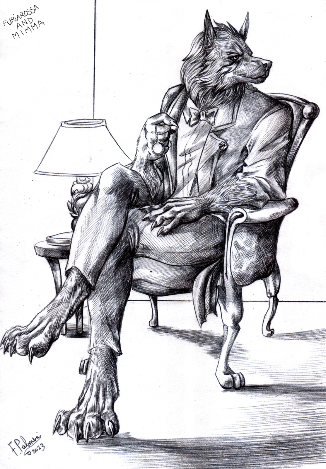 WIP 2 - Black ballpoint pen texture and shading