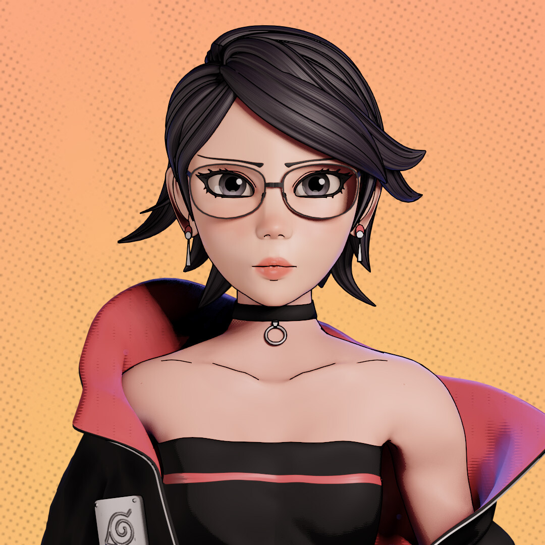 ArtStation - Sarada Uchiha